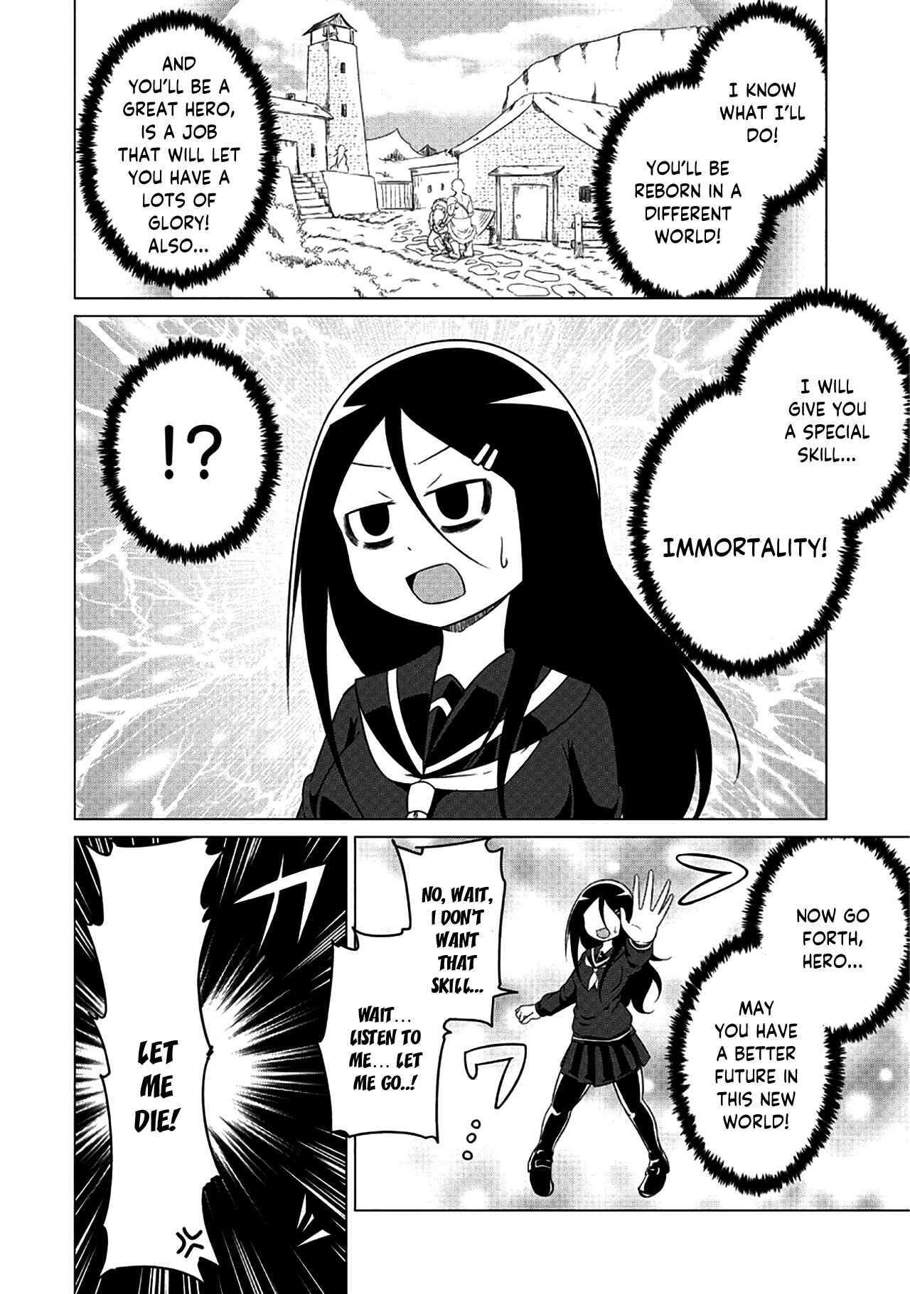 Page 3 Chapter 2 Jisatsushitai Onna Yuusha ni Maou ga Komarasareteimasu!