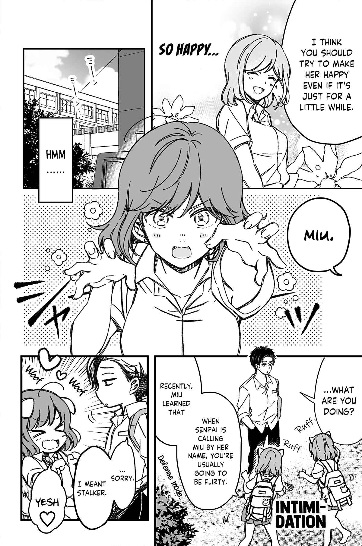 Page 3 Chapter 4 Oshi no Tsuyoi Kouhai no Hanashi