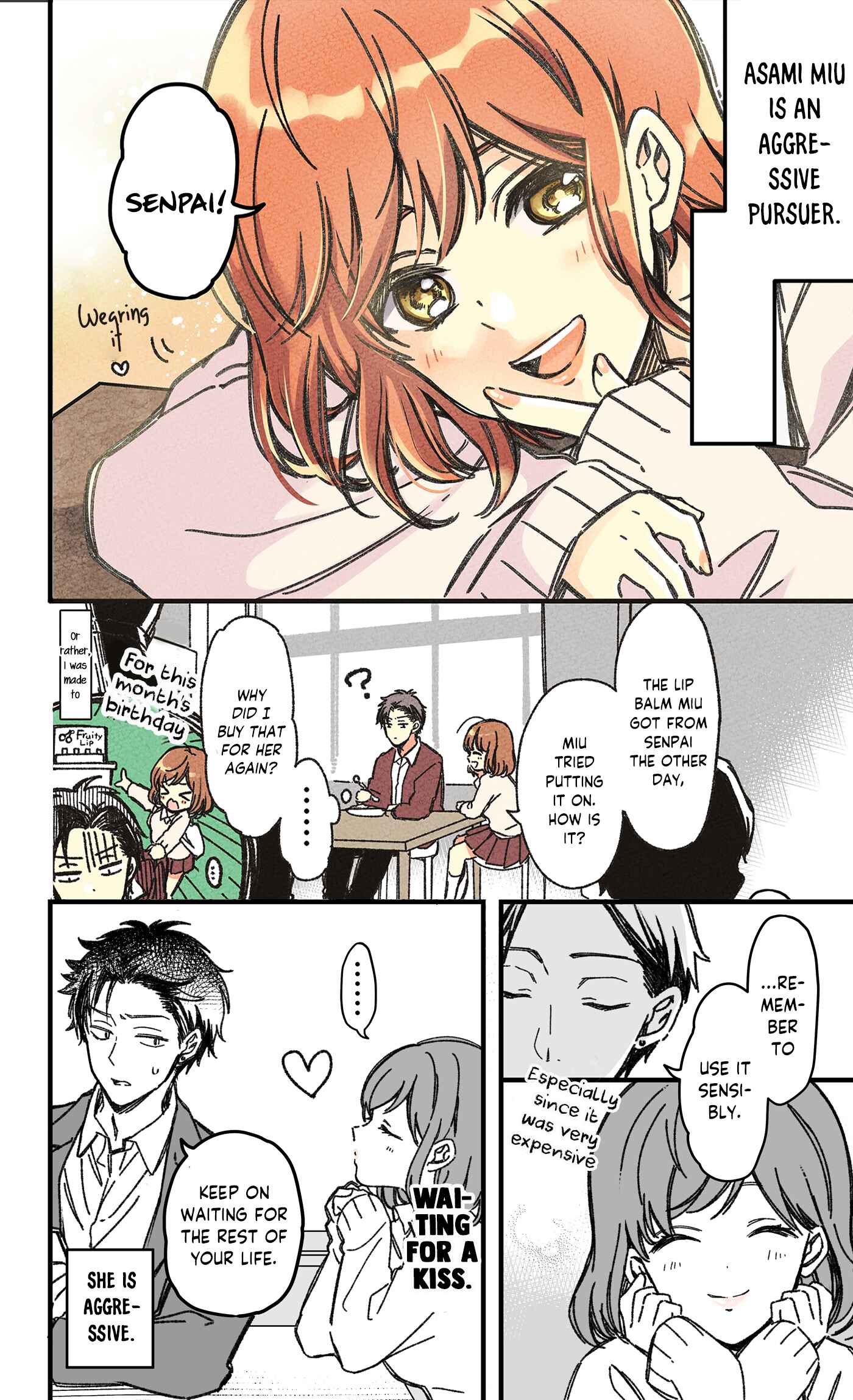 Page 1 Chapter 3 Oshi no Tsuyoi Kouhai no Hanashi