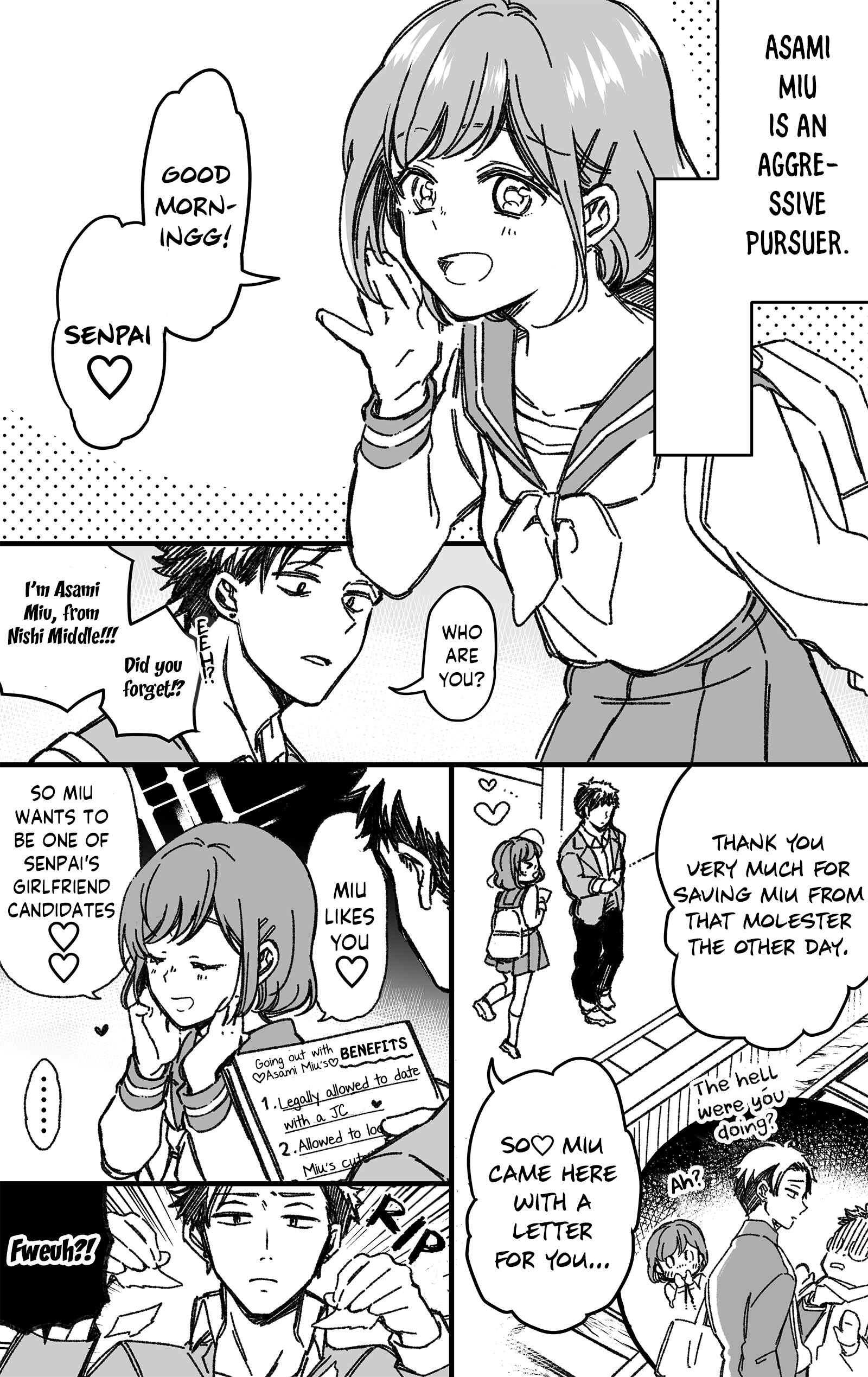 Page 1 Chapter 1 Oshi no Tsuyoi Kouhai no Hanashi