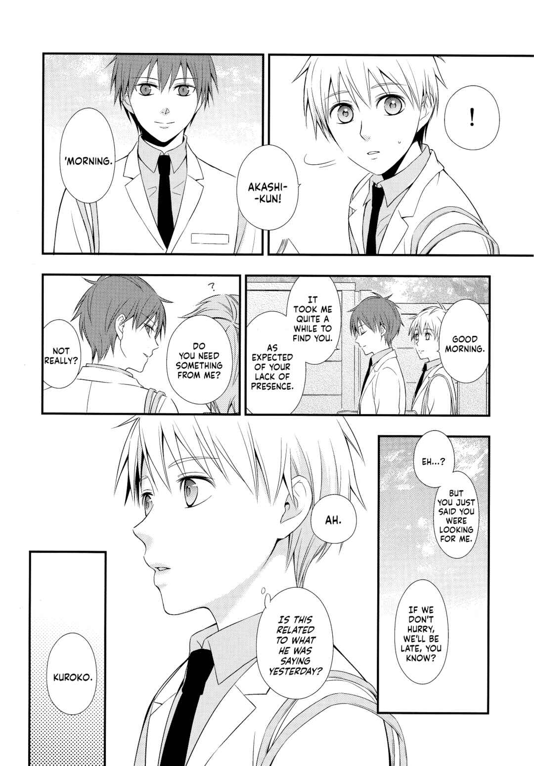 Page 10 Chapter Unknown_5c36 Kuroko no Basket - Personal Space (Doujinshi)