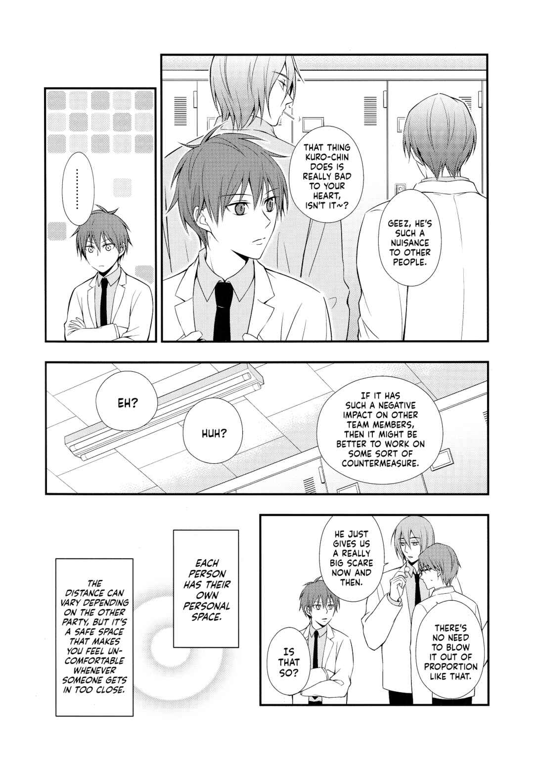 Page 4 Chapter Unknown_5c36 Kuroko no Basket - Personal Space (Doujinshi)