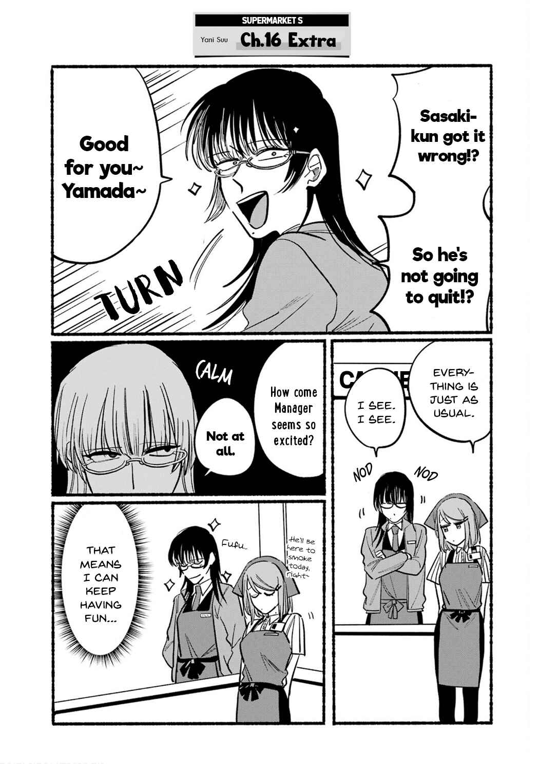 Page 18 Chapter 16 Super no Ura de Yani Suu Futari