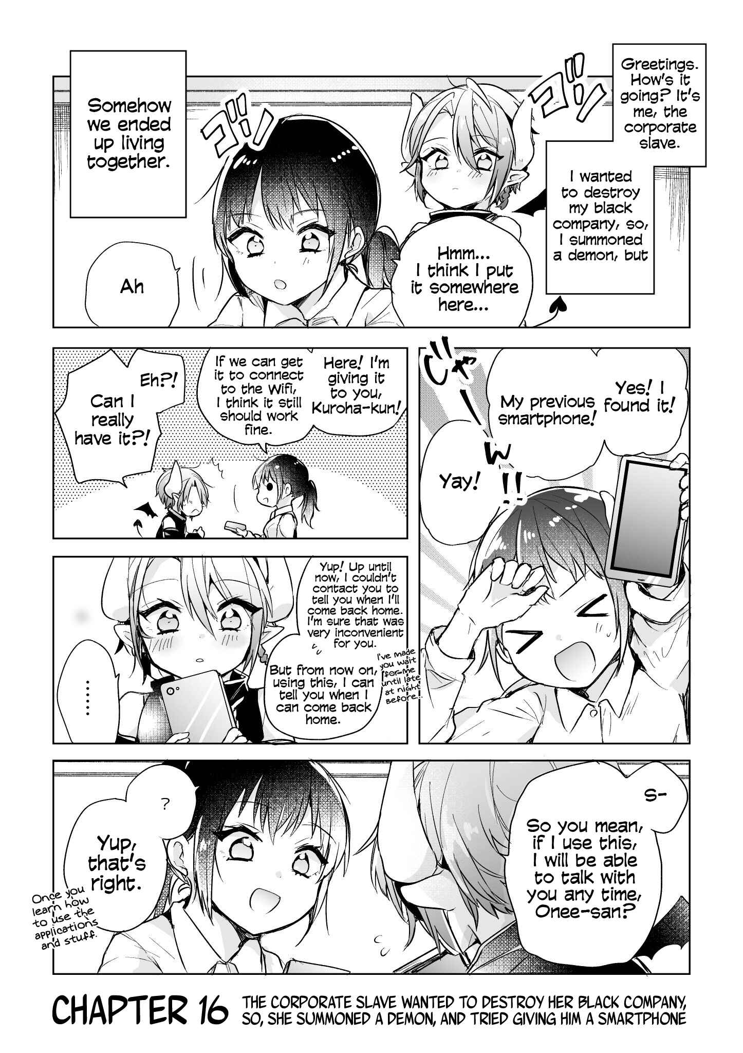Page 1 Chapter 16 Shachiku OL to Akuma Shota