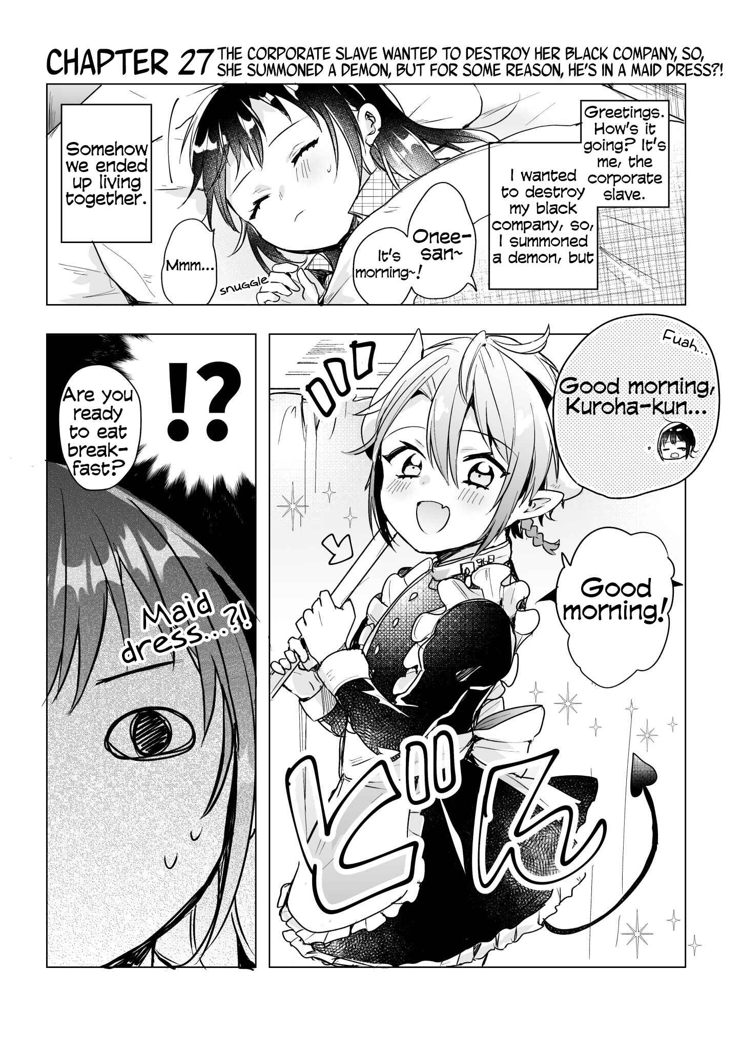 Page 1 Chapter 27 Shachiku OL to Akuma Shota