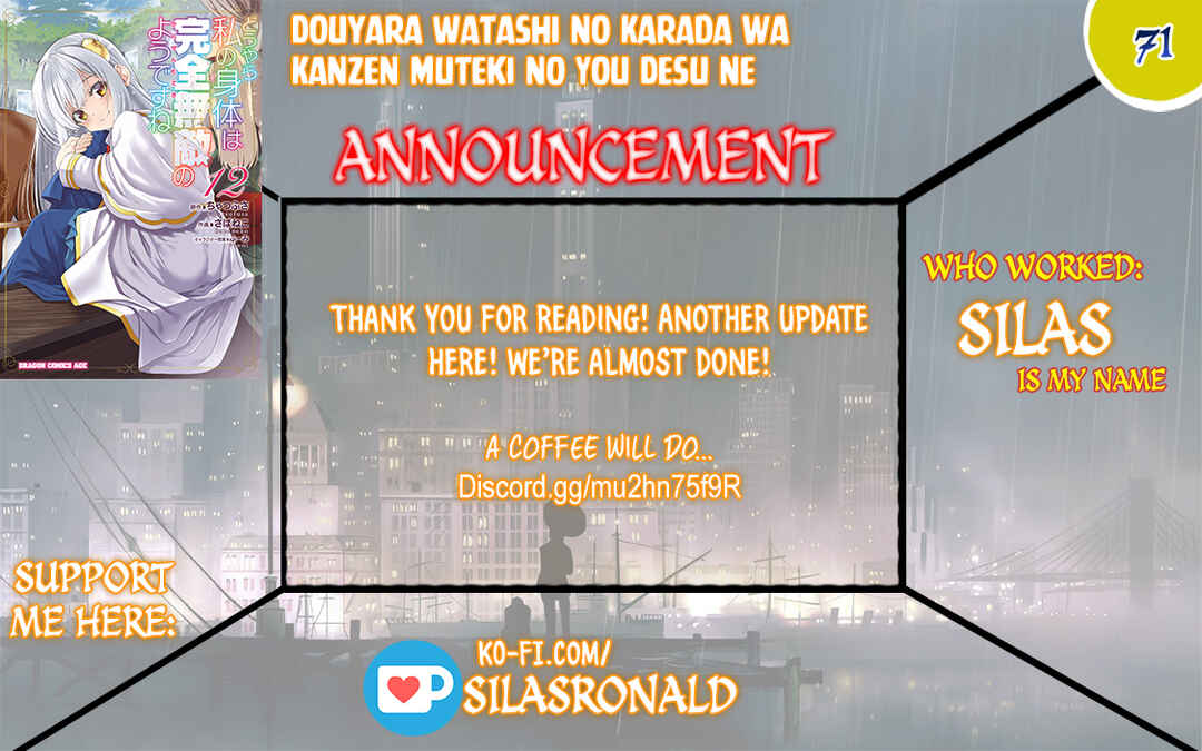 Page 1 Chapter 71 Douyara Watashi no Karada wa Kanzen Muteki no You Desu ne