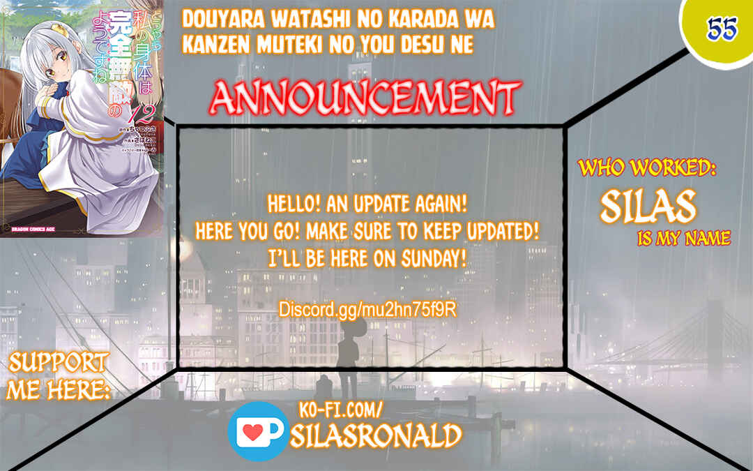 Page 1 Chapter 55 Douyara Watashi no Karada wa Kanzen Muteki no You Desu ne