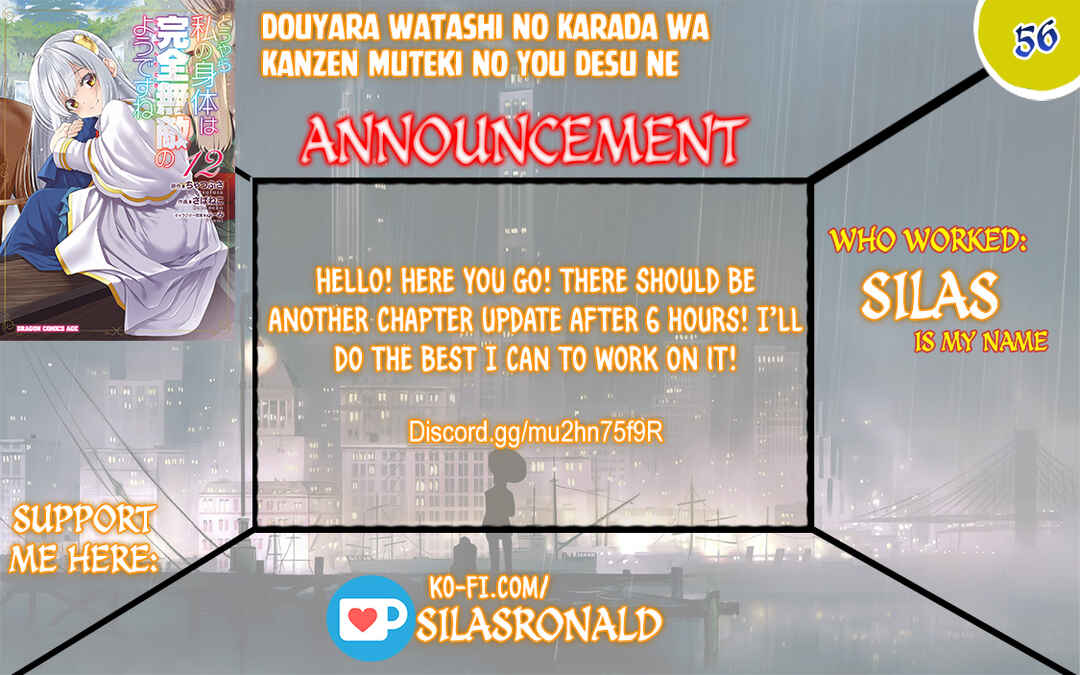 Page 1 Chapter 56 Douyara Watashi no Karada wa Kanzen Muteki no You Desu ne