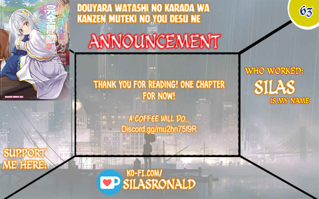 Page 1 Chapter 63 Douyara Watashi no Karada wa Kanzen Muteki no You Desu ne