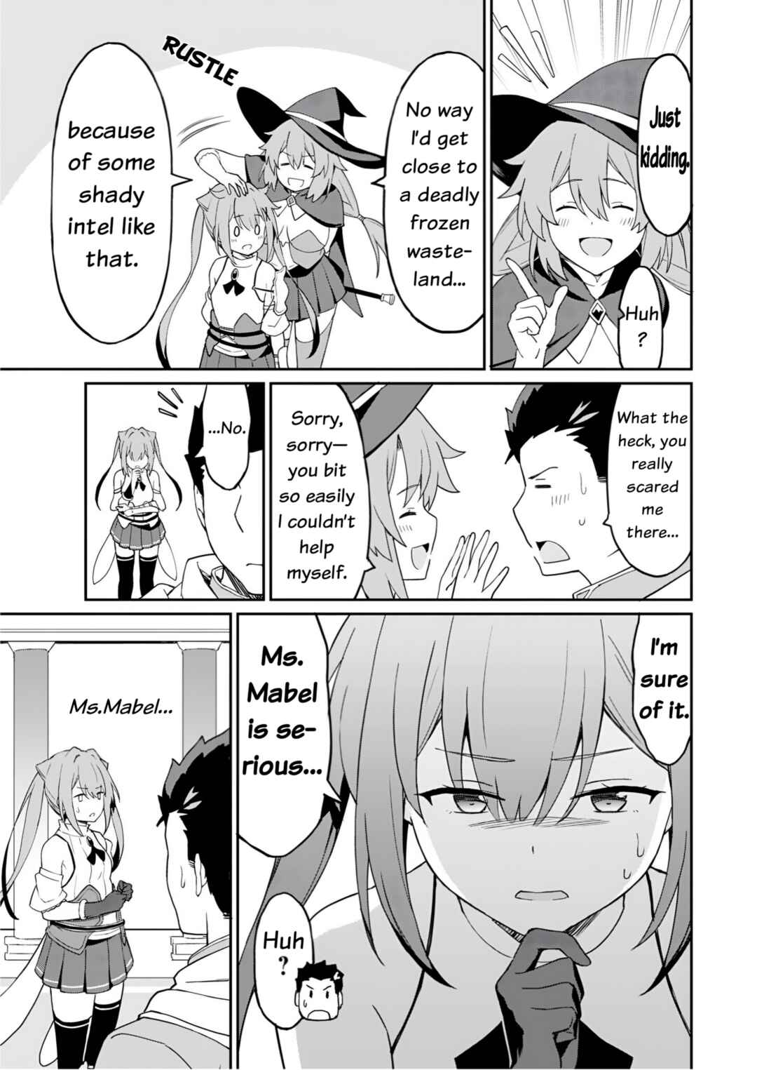 Page 17 Chapter 9 Haikei, Tengoku no Neesan, Yuusha ni Natta Mei ga Ero Sugite —— Ojisan, Hogosha Toka Sorosoro Muri Desu+