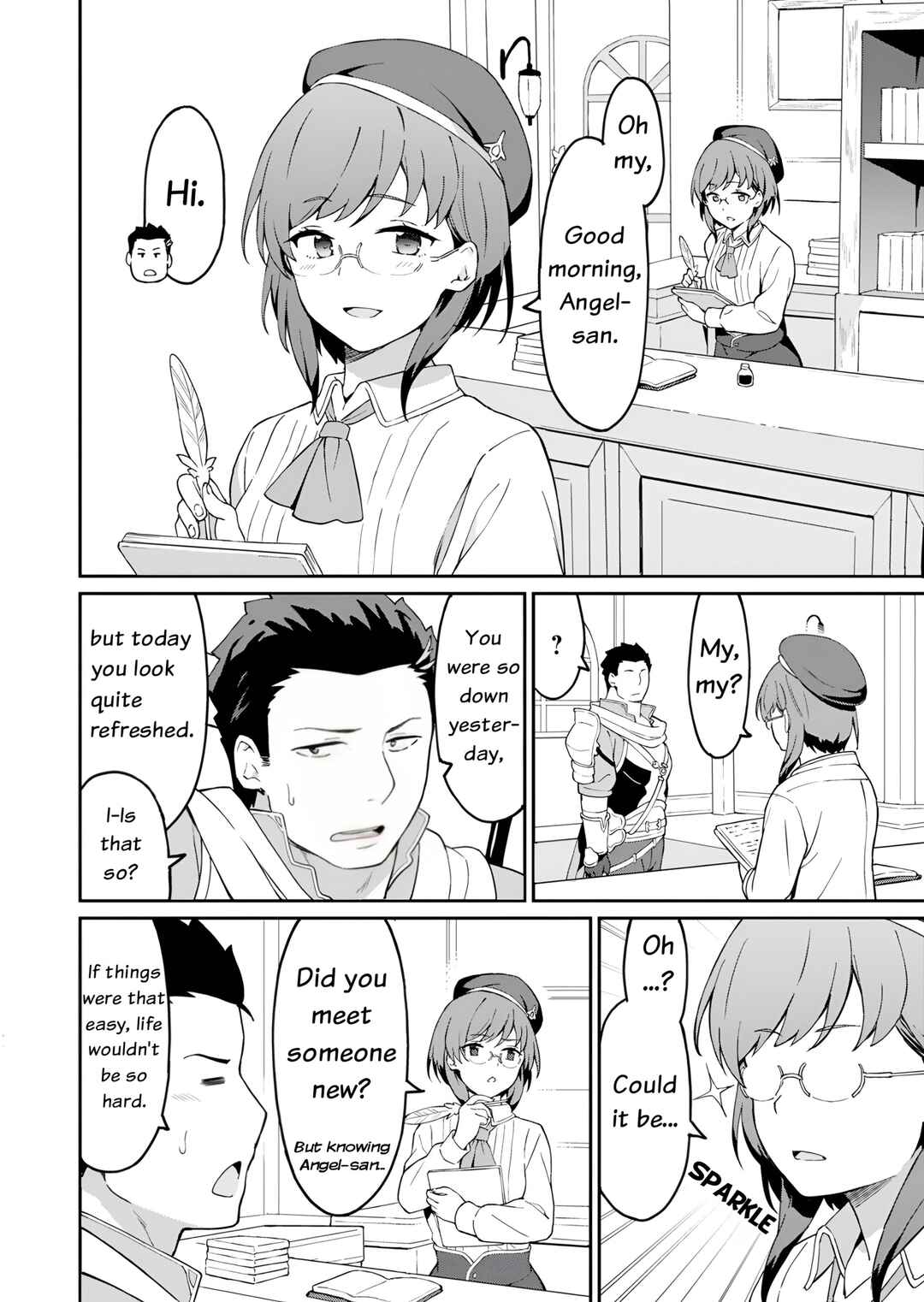 Page 9 Chapter 2 Haikei, Tengoku no Neesan, Yuusha ni Natta Mei ga Ero Sugite —— Ojisan, Hogosha Toka Sorosoro Muri Desu+