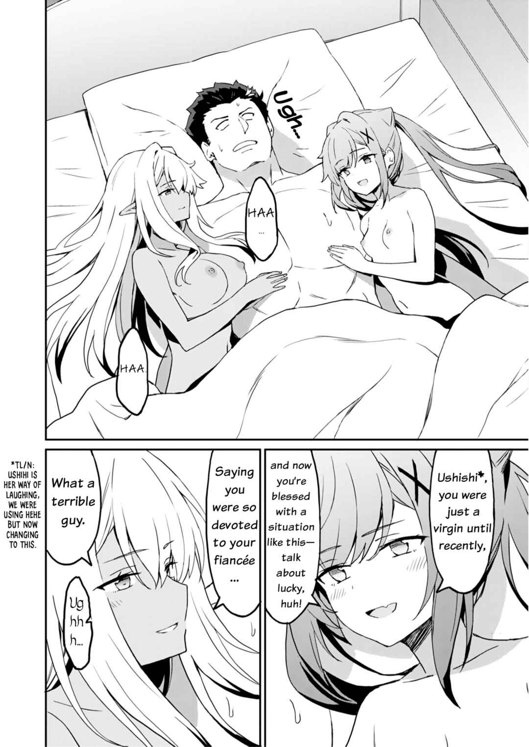 Page 22 Chapter 11 Haikei, Tengoku no Neesan, Yuusha ni Natta Mei ga Ero Sugite —— Ojisan, Hogosha Toka Sorosoro Muri Desu+