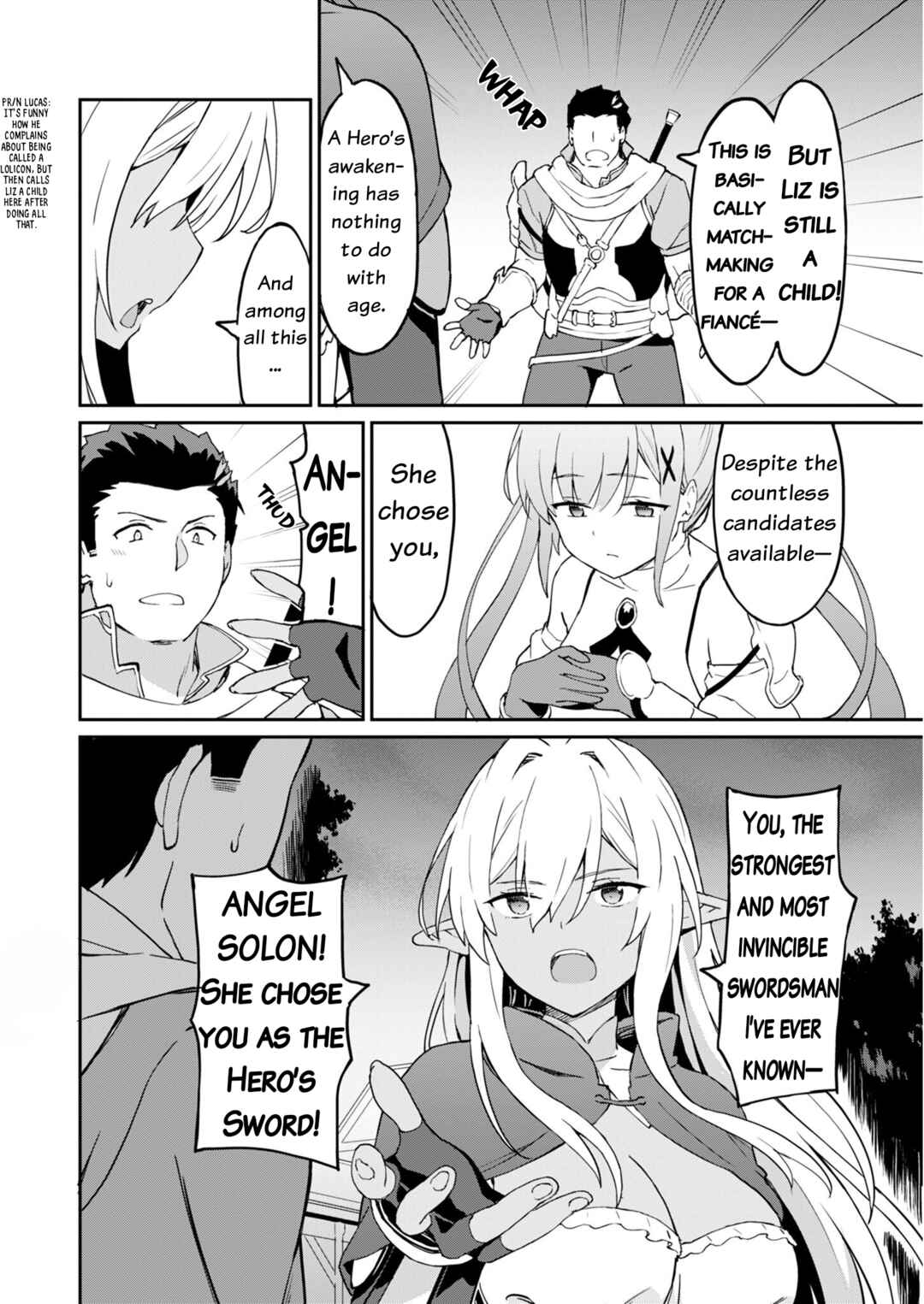 Page 24 Chapter 7 Haikei, Tengoku no Neesan, Yuusha ni Natta Mei ga Ero Sugite —— Ojisan, Hogosha Toka Sorosoro Muri Desu+