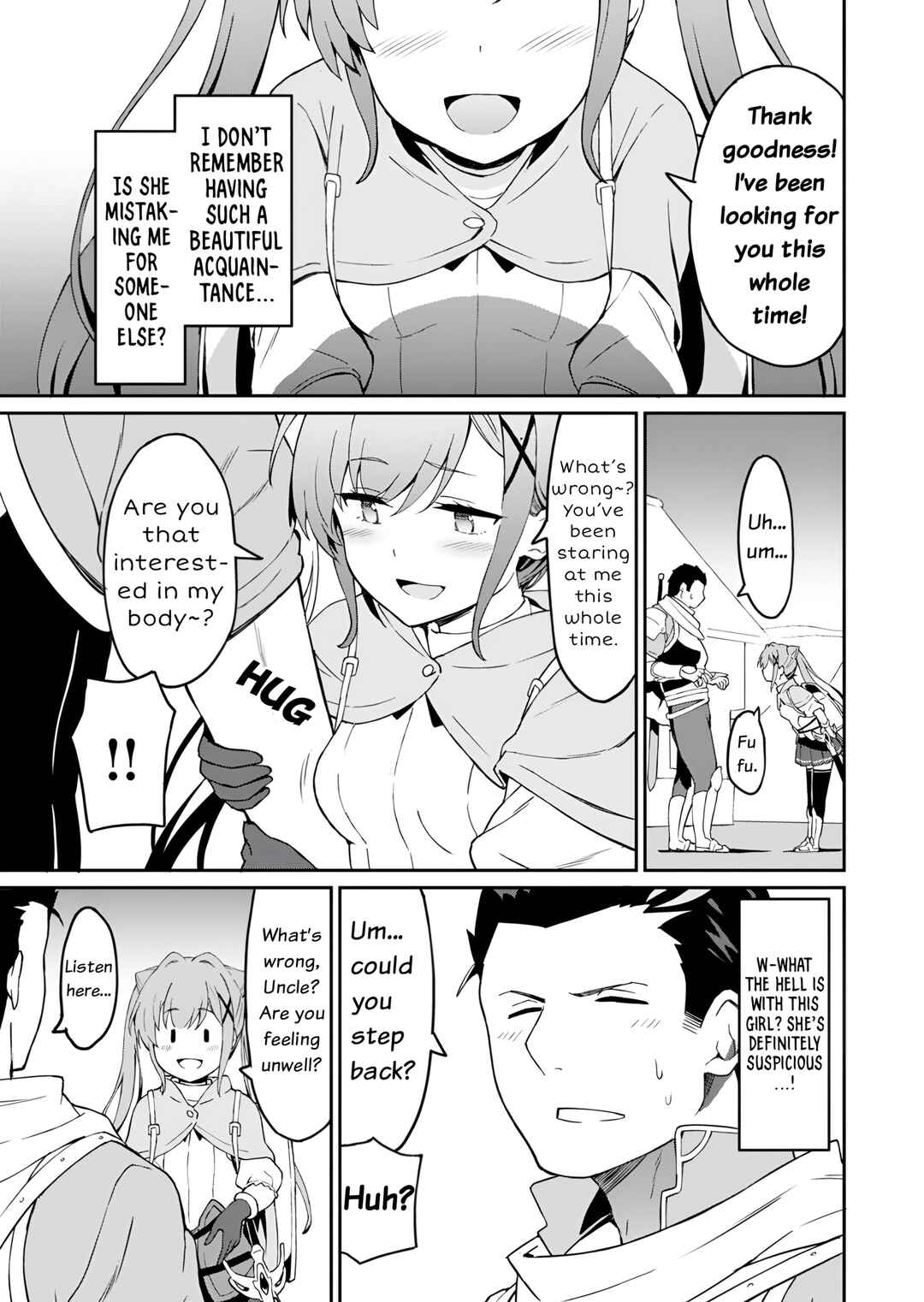 Page 21 Chapter 1 Haikei, Tengoku no Neesan, Yuusha ni Natta Mei ga Ero Sugite —— Ojisan, Hogosha Toka Sorosoro Muri Desu+