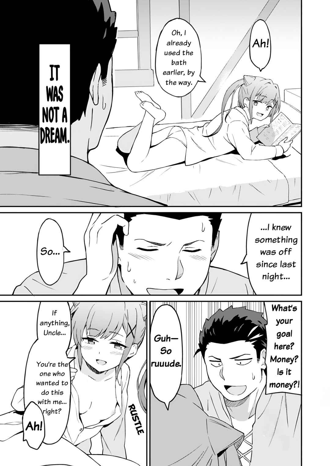 Page 47 Chapter 1 Haikei, Tengoku no Neesan, Yuusha ni Natta Mei ga Ero Sugite —— Ojisan, Hogosha Toka Sorosoro Muri Desu+