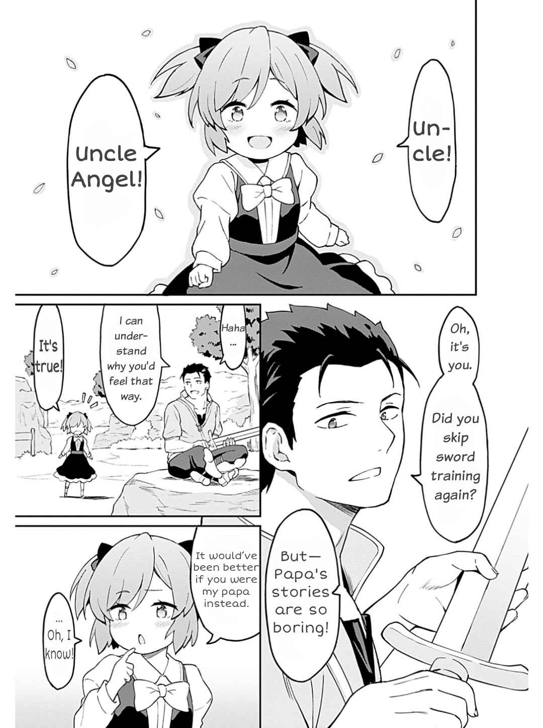 Page 5 Chapter 1 Haikei, Tengoku no Neesan, Yuusha ni Natta Mei ga Ero Sugite —— Ojisan, Hogosha Toka Sorosoro Muri Desu+