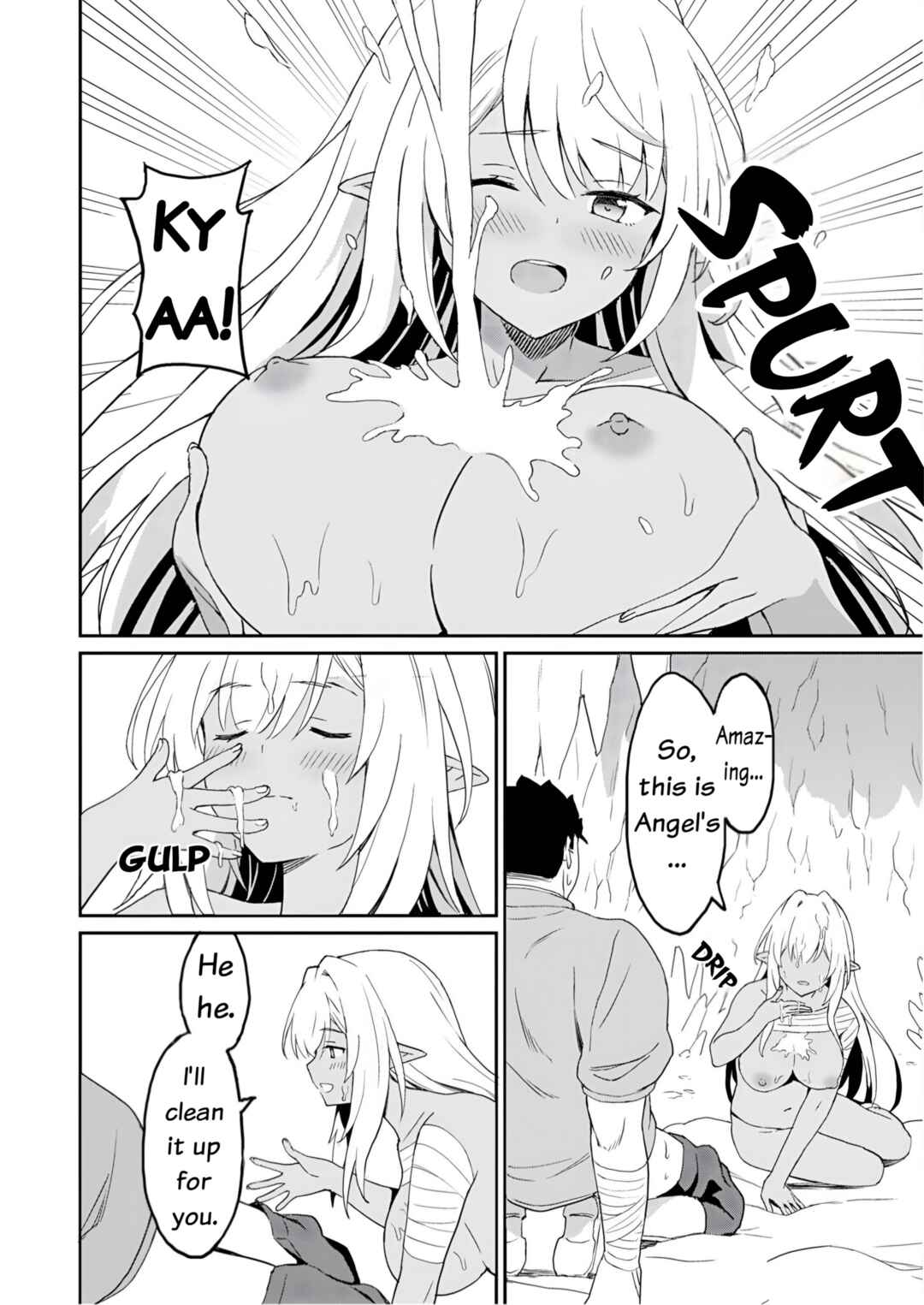 Page 24 Chapter 10 Haikei, Tengoku no Neesan, Yuusha ni Natta Mei ga Ero Sugite —— Ojisan, Hogosha Toka Sorosoro Muri Desu+