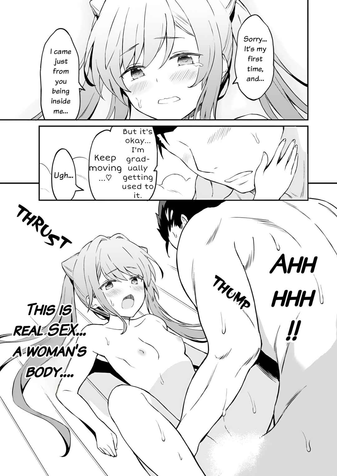 Page 10 Chapter 4 Haikei, Tengoku no Neesan, Yuusha ni Natta Mei ga Ero Sugite —— Ojisan, Hogosha Toka Sorosoro Muri Desu+