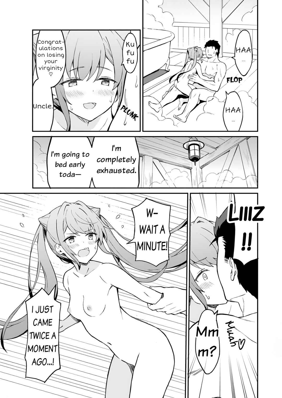 Page 14 Chapter 4 Haikei, Tengoku no Neesan, Yuusha ni Natta Mei ga Ero Sugite —— Ojisan, Hogosha Toka Sorosoro Muri Desu+