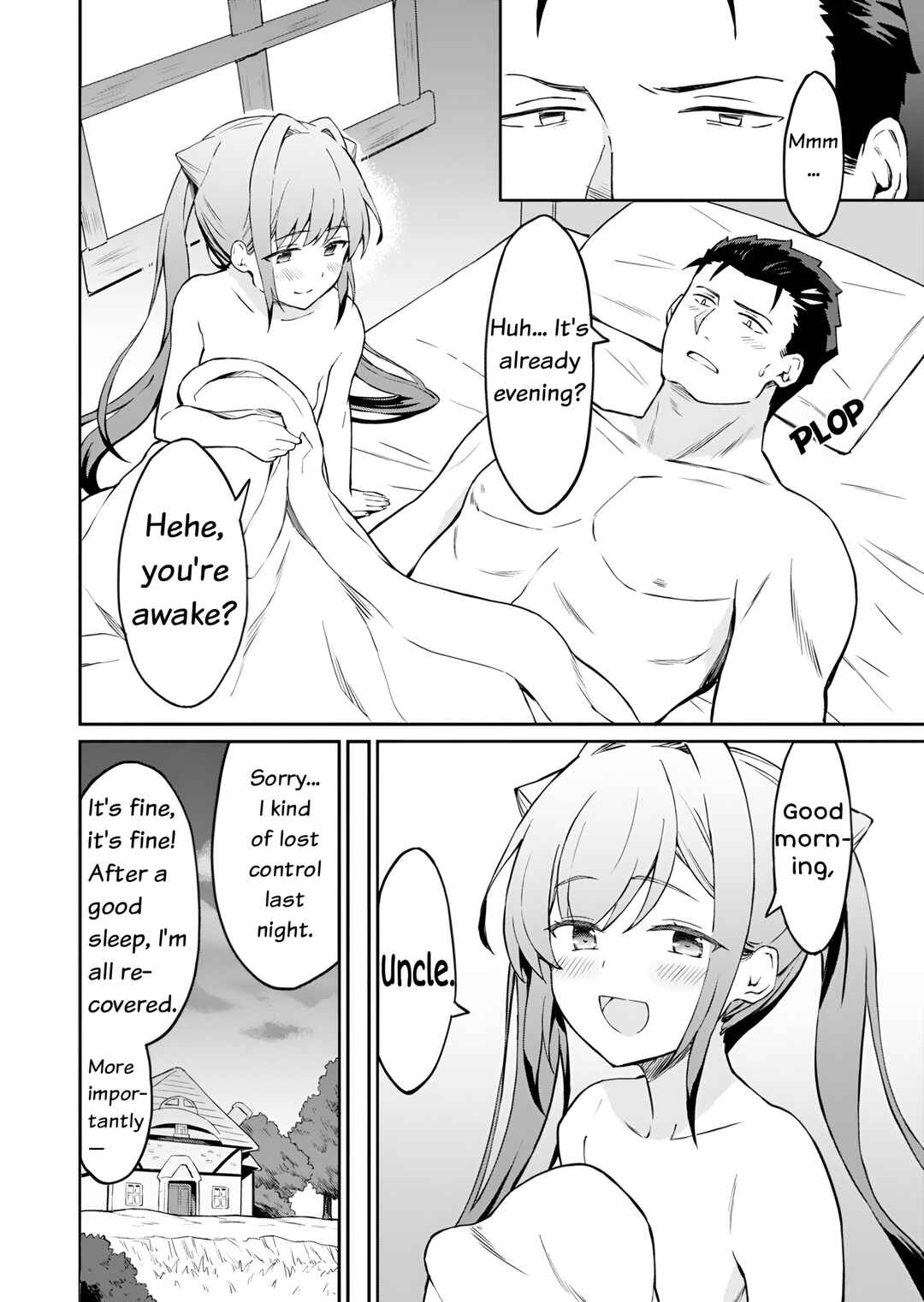 Page 21 Chapter 4 Haikei, Tengoku no Neesan, Yuusha ni Natta Mei ga Ero Sugite —— Ojisan, Hogosha Toka Sorosoro Muri Desu+