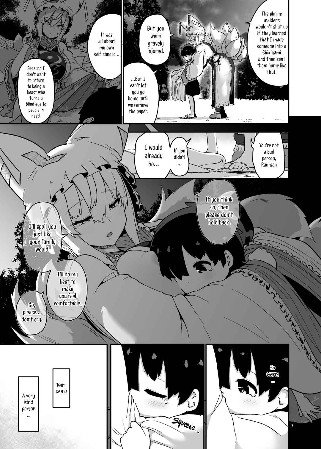 Page 7 Chapter Unknown_b85a Touhou - Boku wa Ran-sama no Mono (Doujinshi)