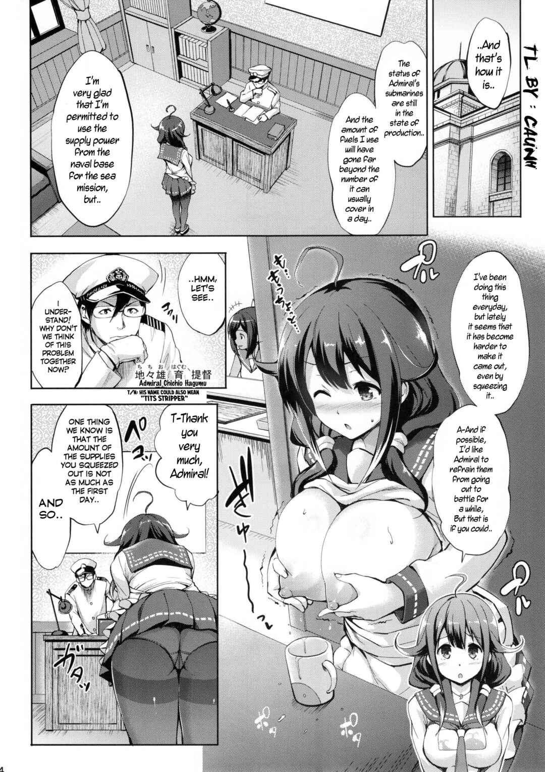 Page 4 Chapter Unknown_d3bd Kantai Collection -KanColle- Taigei Ikunyuu Nisshi (Doujinshi)