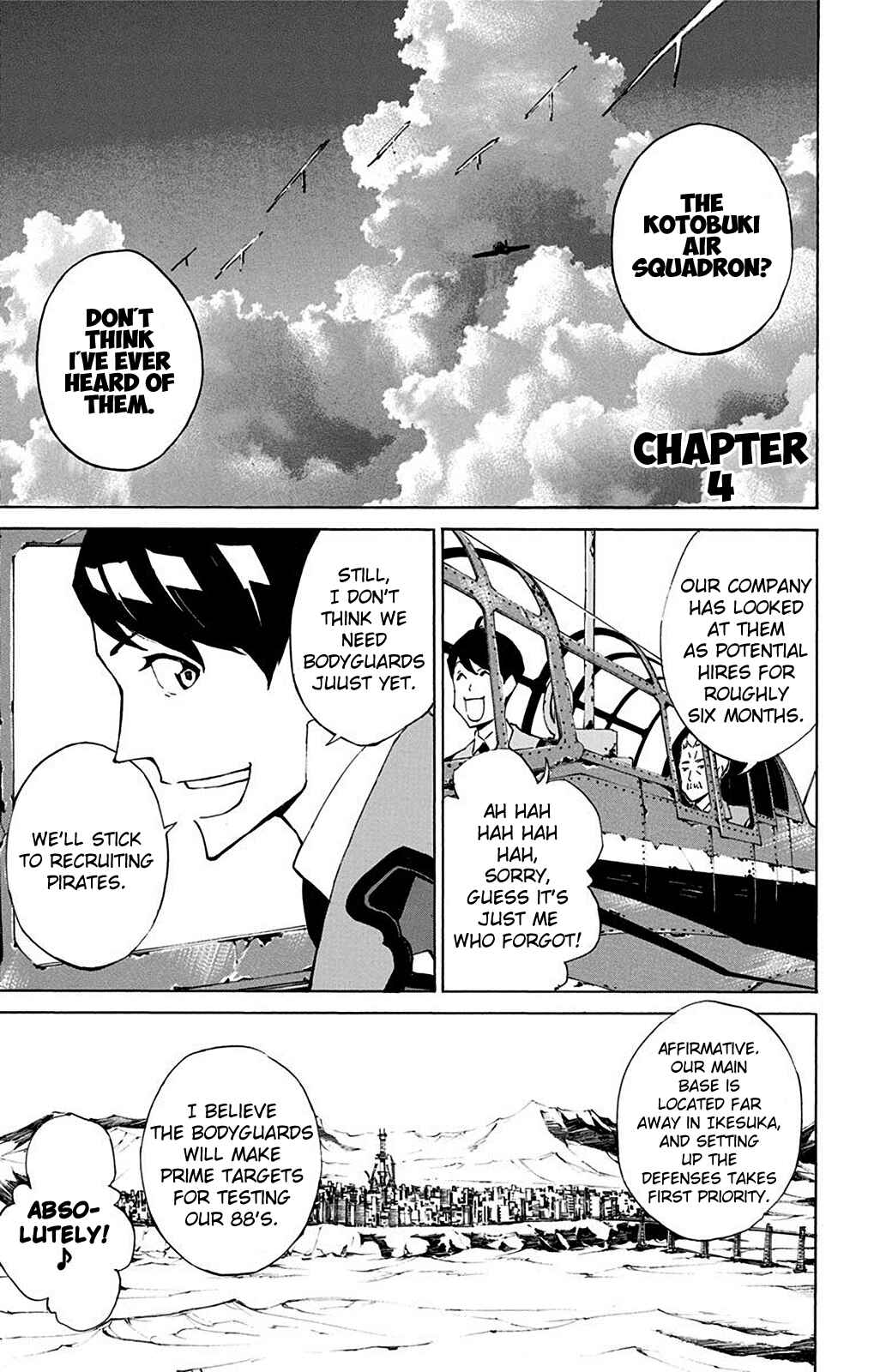 Page 1 Chapter 4 Kouya no Kotobuki Hikoutai