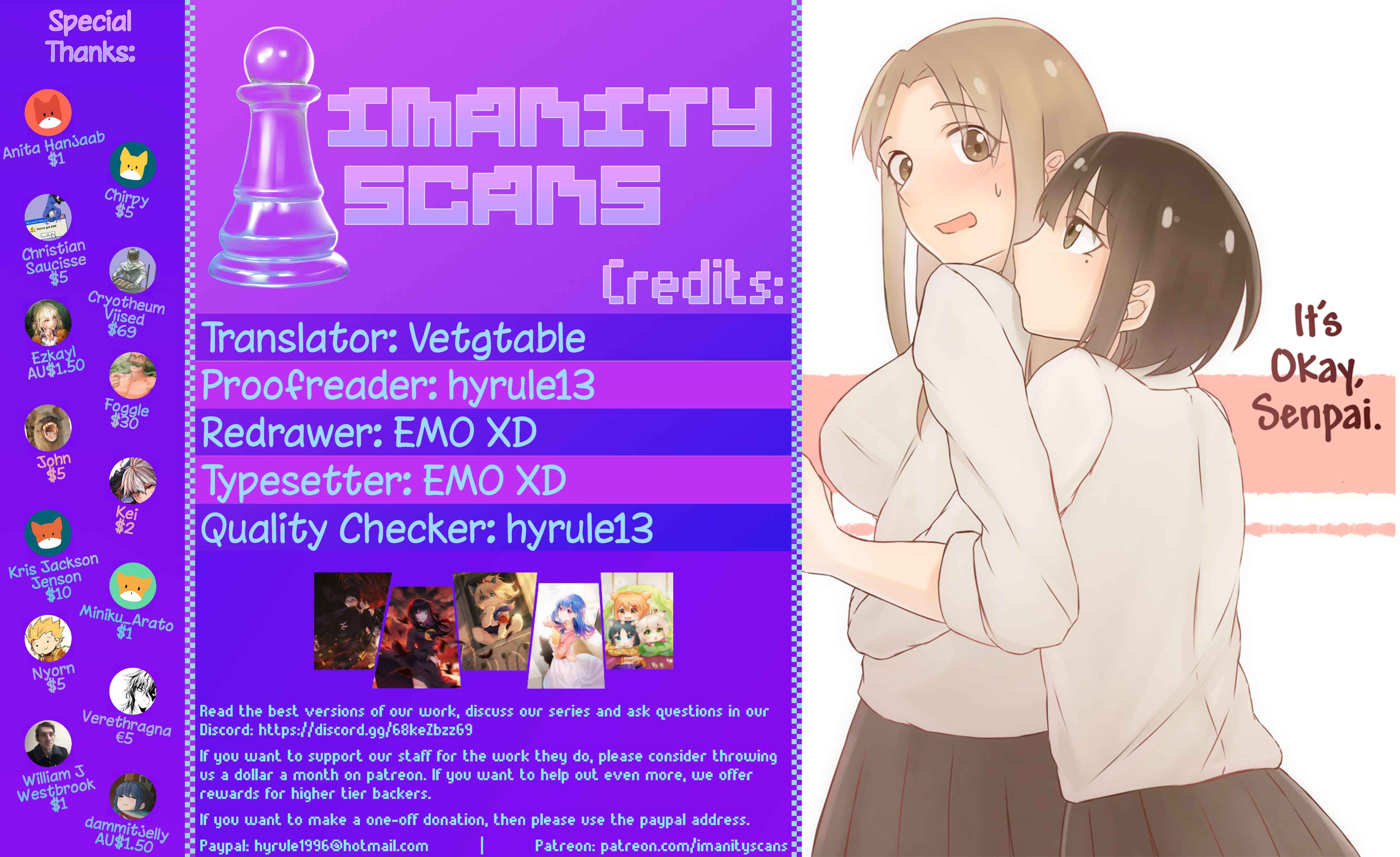 Page 1 Chapter 30 Ii desuyo, Senpai