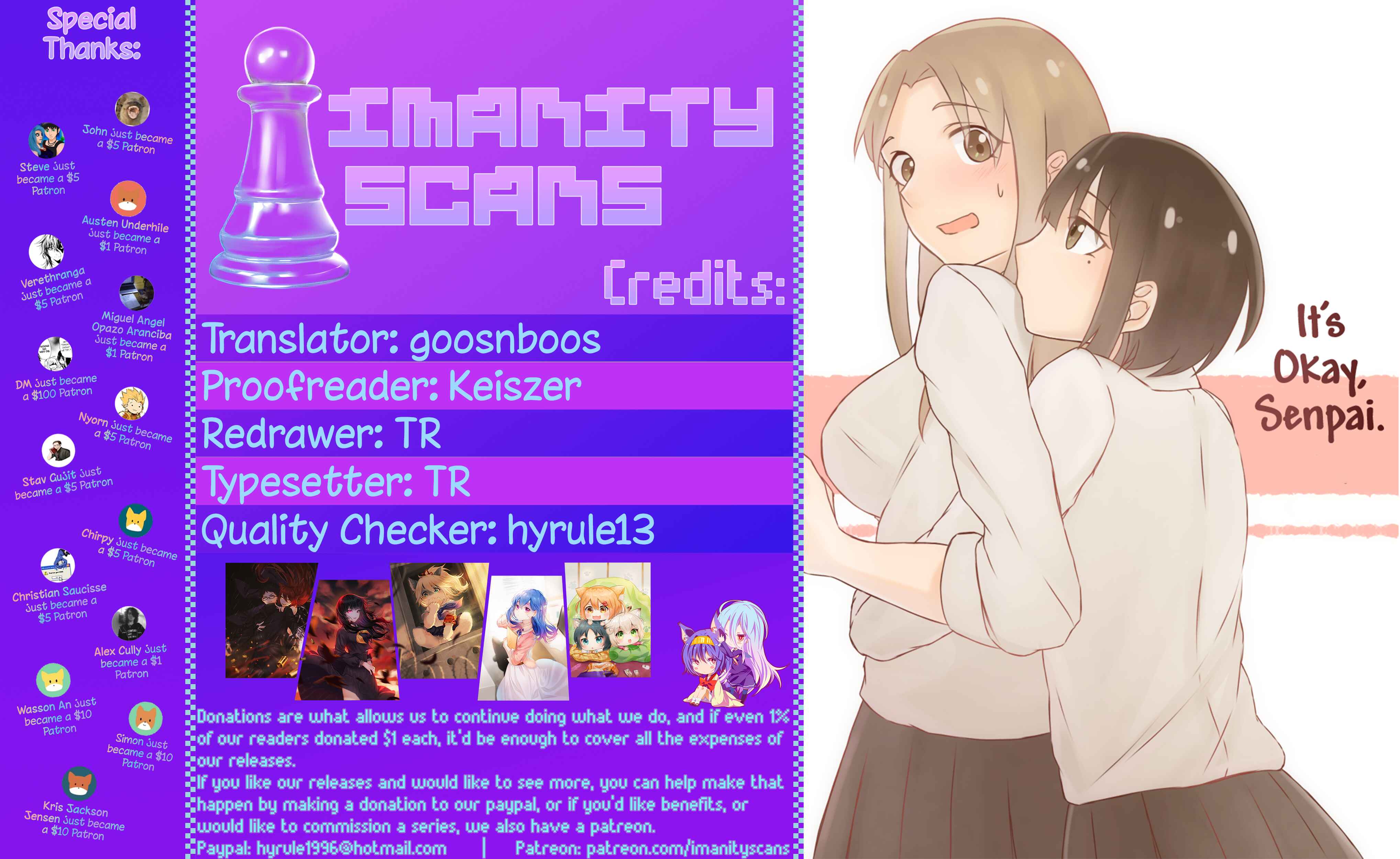 Page 1 Chapter 22 Ii desuyo, Senpai