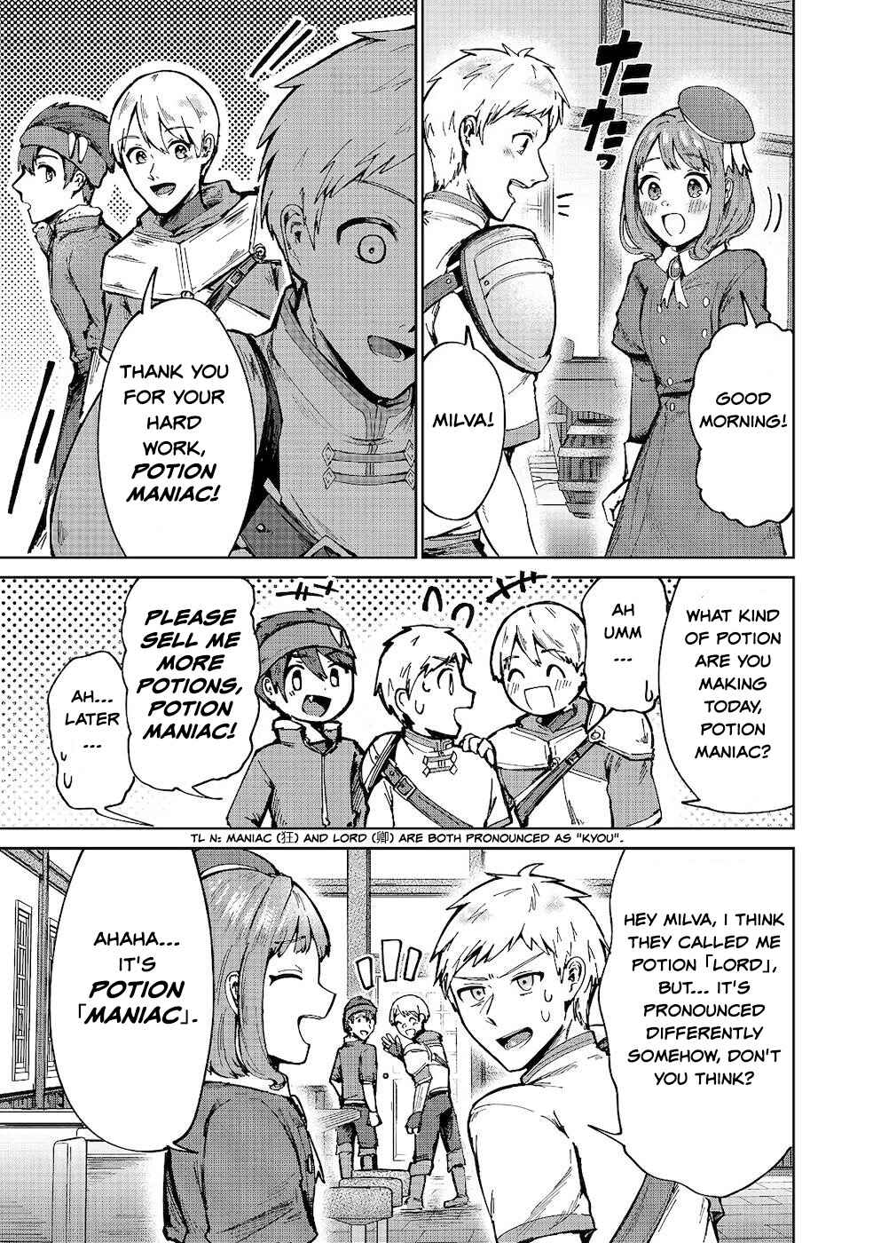 Page 15 Chapter 8 Potion wa 160 km/h de Nageru Mono! ~Item-gakari no Ore ga Bannou Kaifukuyaku o Touteki suru Koto de Saikyou no Boukensha ni Nariagaru!?~