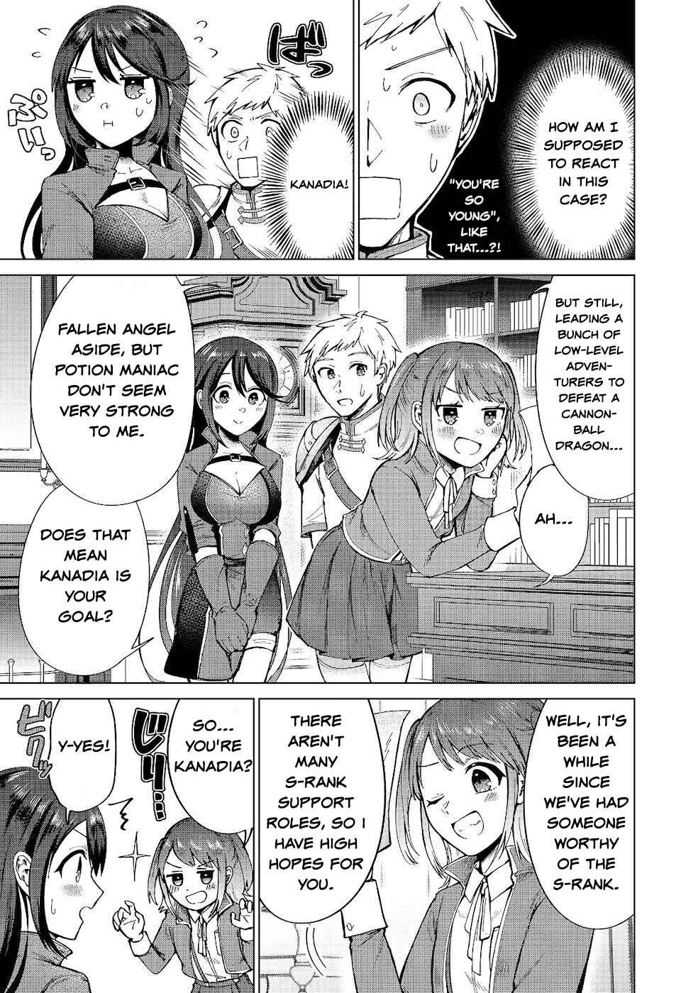 Page 9 Chapter 9 Potion wa 160 km/h de Nageru Mono! ~Item-gakari no Ore ga Bannou Kaifukuyaku o Touteki suru Koto de Saikyou no Boukensha ni Nariagaru!?~