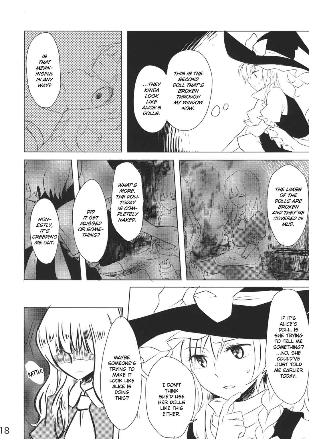 Page 17 Chapter Unknown_0de7 Touhou - Marisa to Alice no Fushin na Ningyou (Doujinshi)
