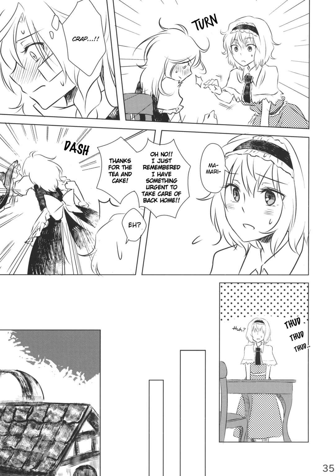 Page 34 Chapter Unknown_0de7 Touhou - Marisa to Alice no Fushin na Ningyou (Doujinshi)