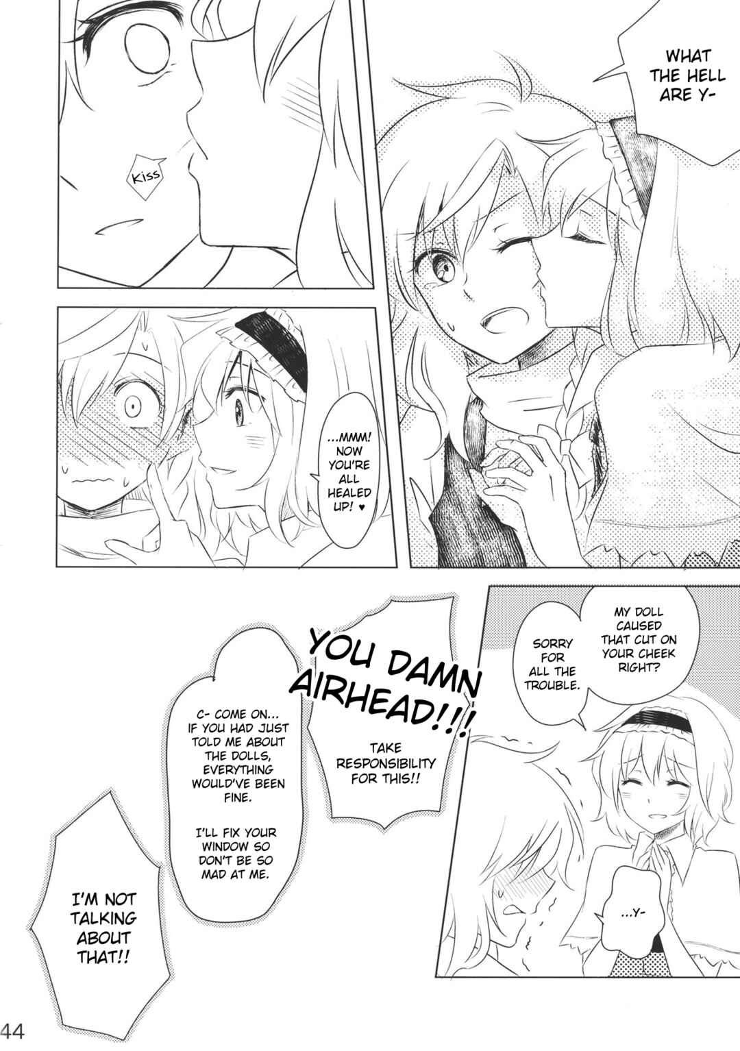 Page 43 Chapter Unknown_0de7 Touhou - Marisa to Alice no Fushin na Ningyou (Doujinshi)