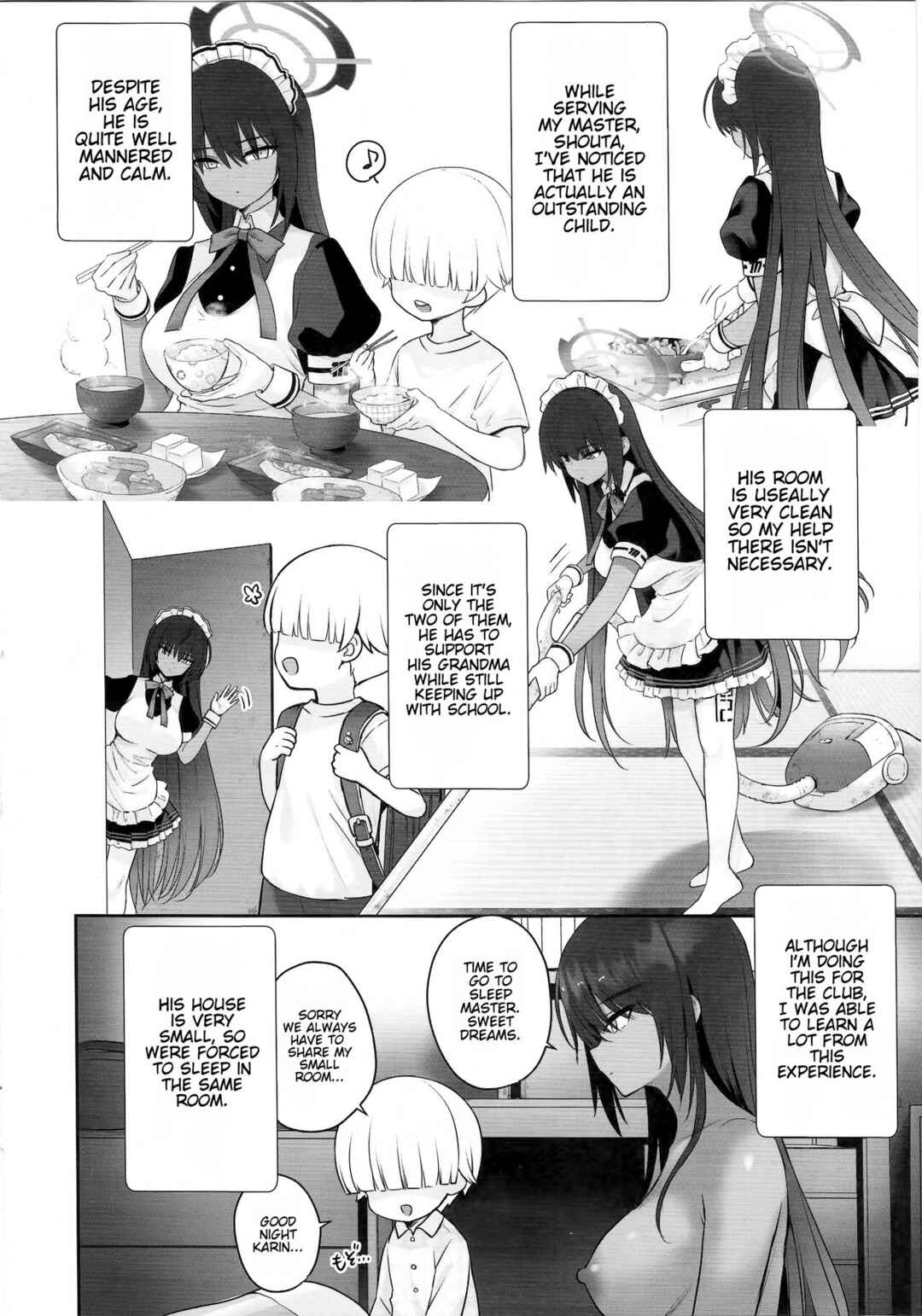 Page 7 Chapter Unknown_823b Blue Archive - Karin-chan no Ura Shinpi Kaihou ~Suimin Zecchou, Kaishi~ Hen (Doujinshi)