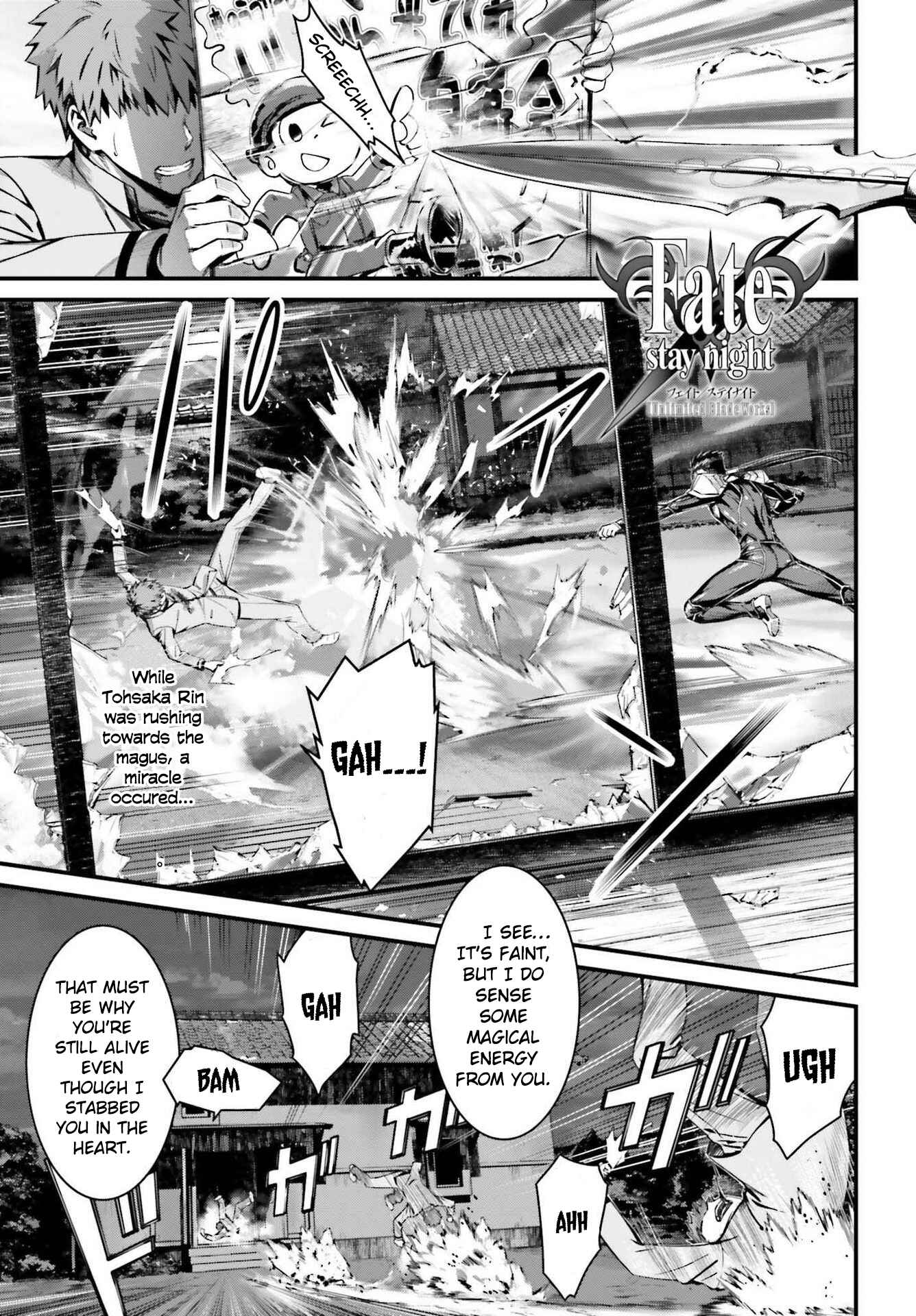 Page 1 Chapter 3.1 Fate/stay night [Unlimited Blade Works]