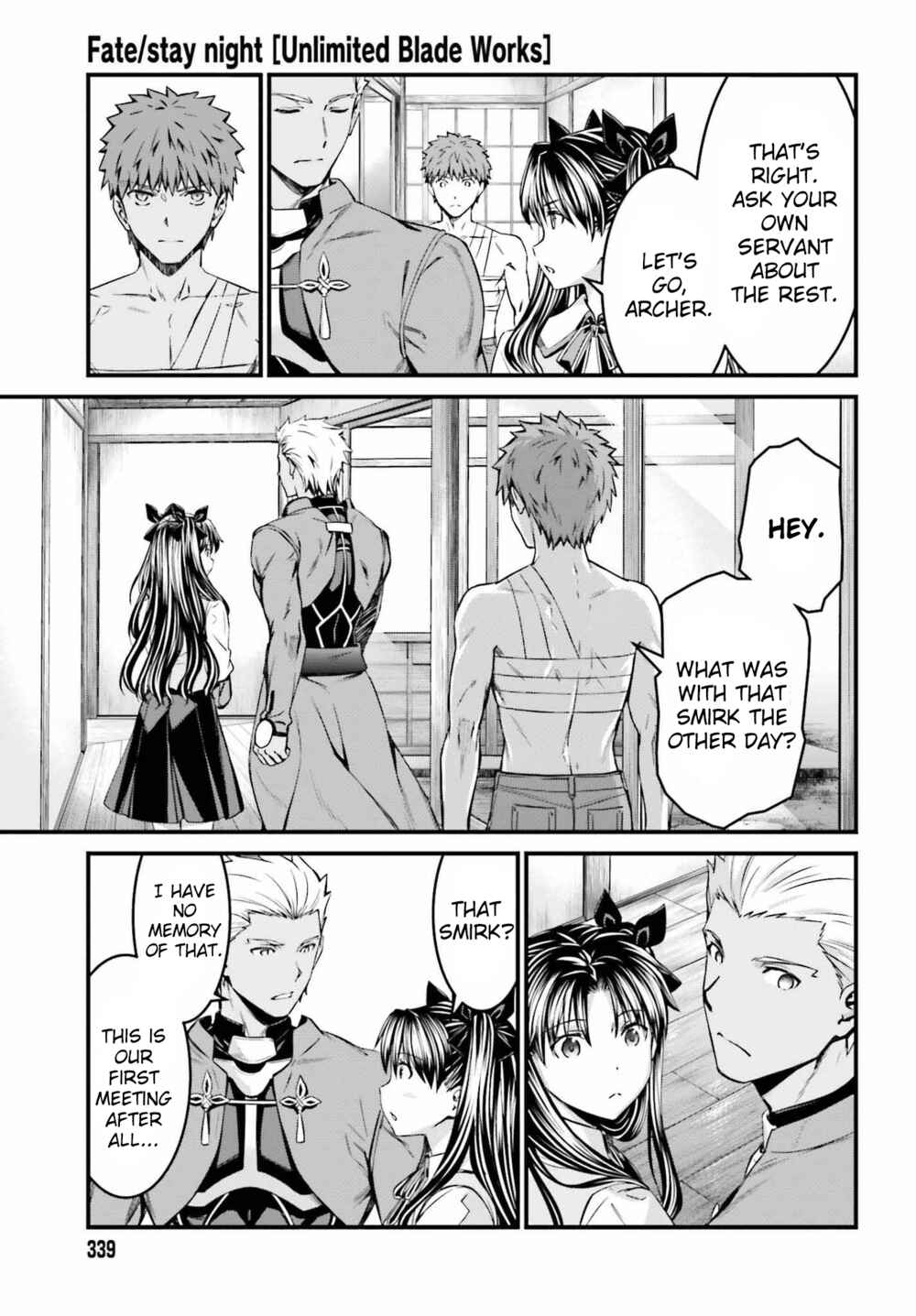 Page 10 Chapter 8.1 Fate/stay night [Unlimited Blade Works]