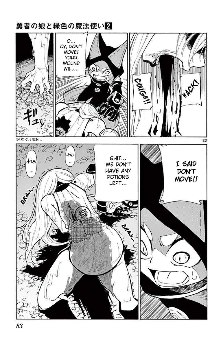 Page 23 Chapter 7 The Hero Girl and the Green Magician