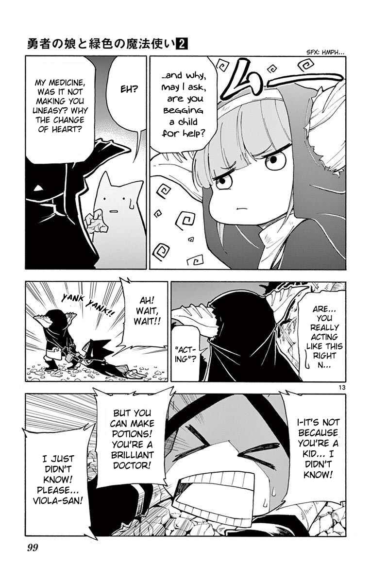 Page 13 Chapter 8 The Hero Girl and the Green Magician