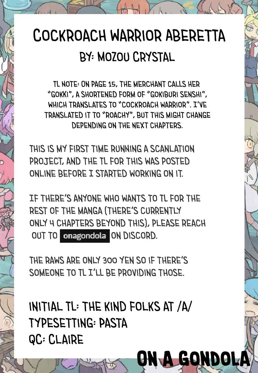 Page 17 Chapter 1 Cockroach Warrior Aberetta