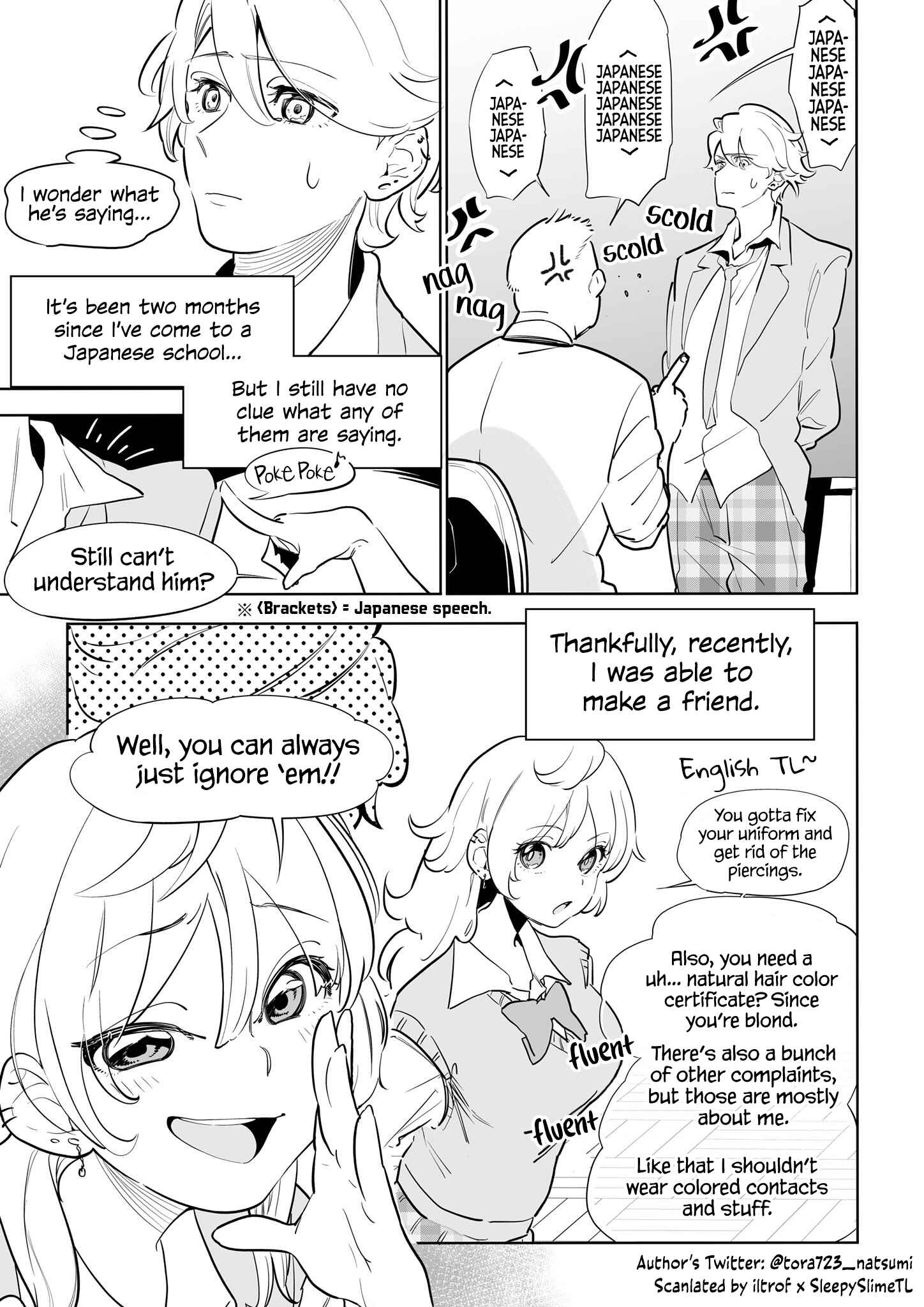 Page 1 Chapter Unknown_796e A Foreigner, Bilingual Girl, and a Kindling Relationship
