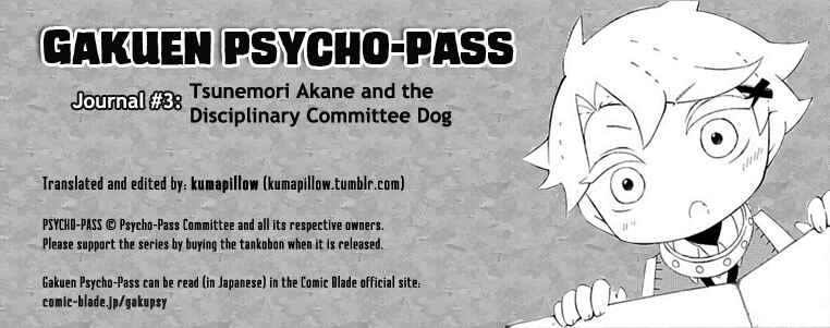 Page 1 Chapter 3 Gakuen Psycho-Pass