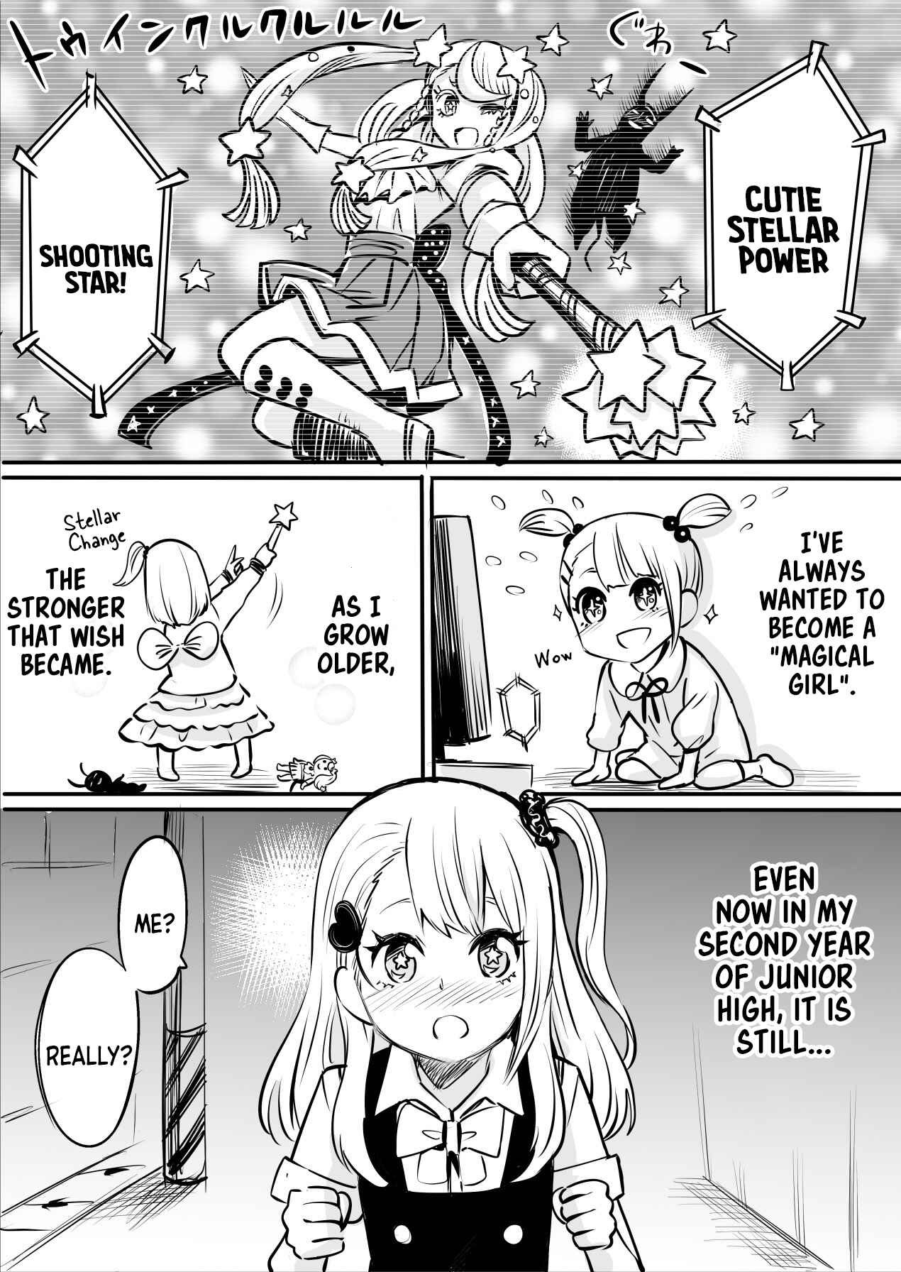 Page 1 Chapter 1 I Drew A Magical Girl Comic ⭐︎
