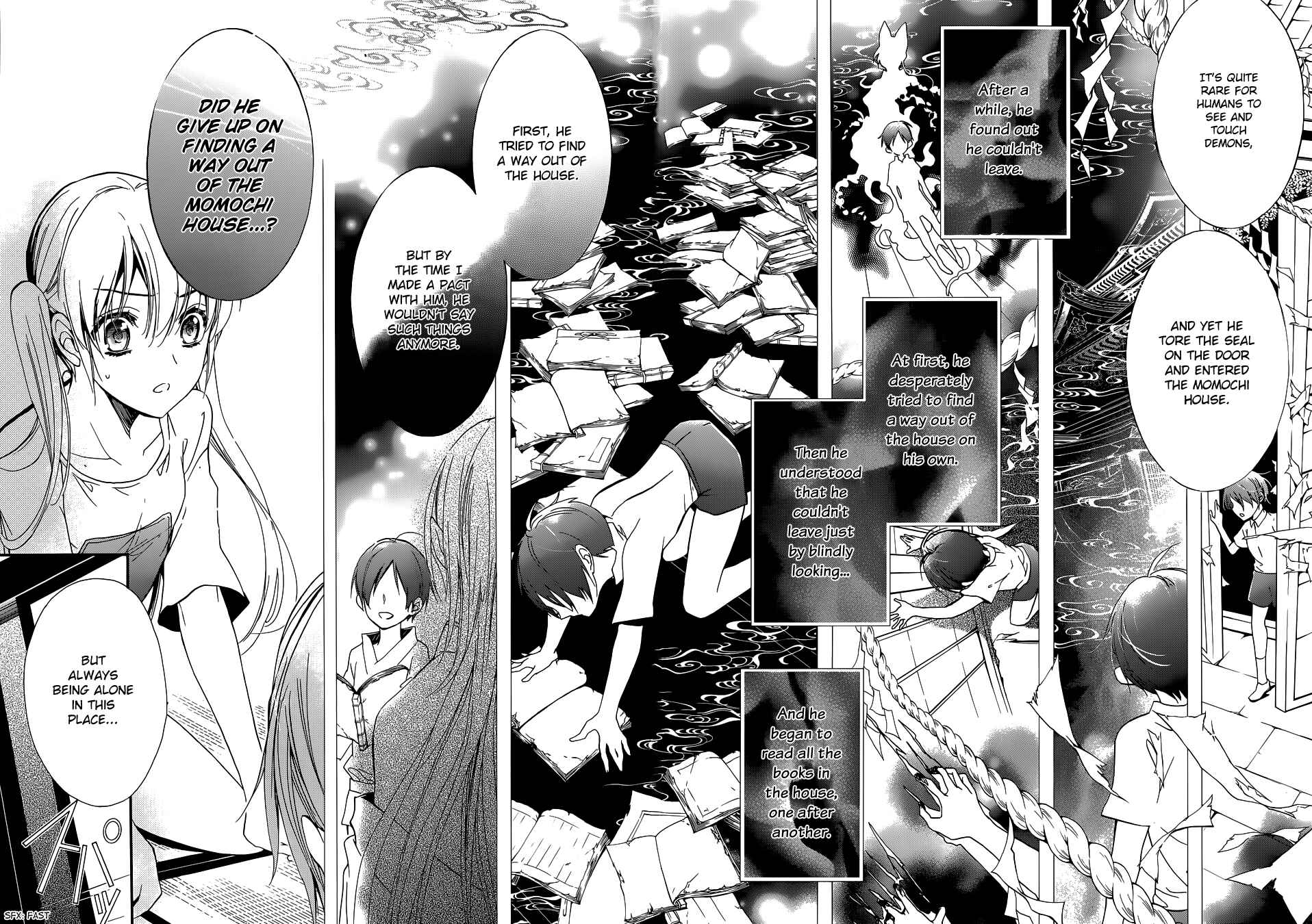 Page 14 Chapter 4 Momochi-san Chi no Ayakashi Ouji