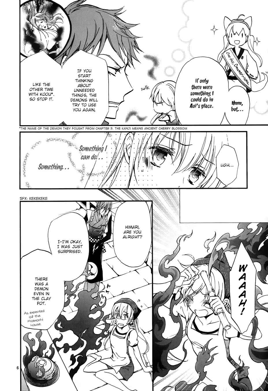 Page 8 Chapter 6 Momochi-san Chi no Ayakashi Ouji