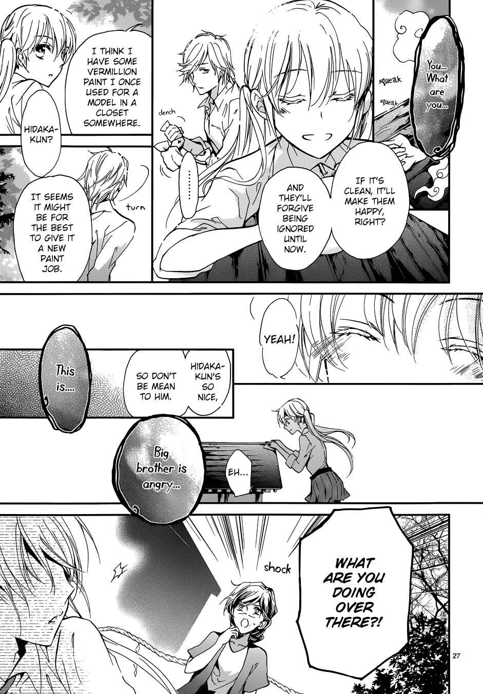 Page 28 Chapter 13 Momochi-san Chi no Ayakashi Ouji