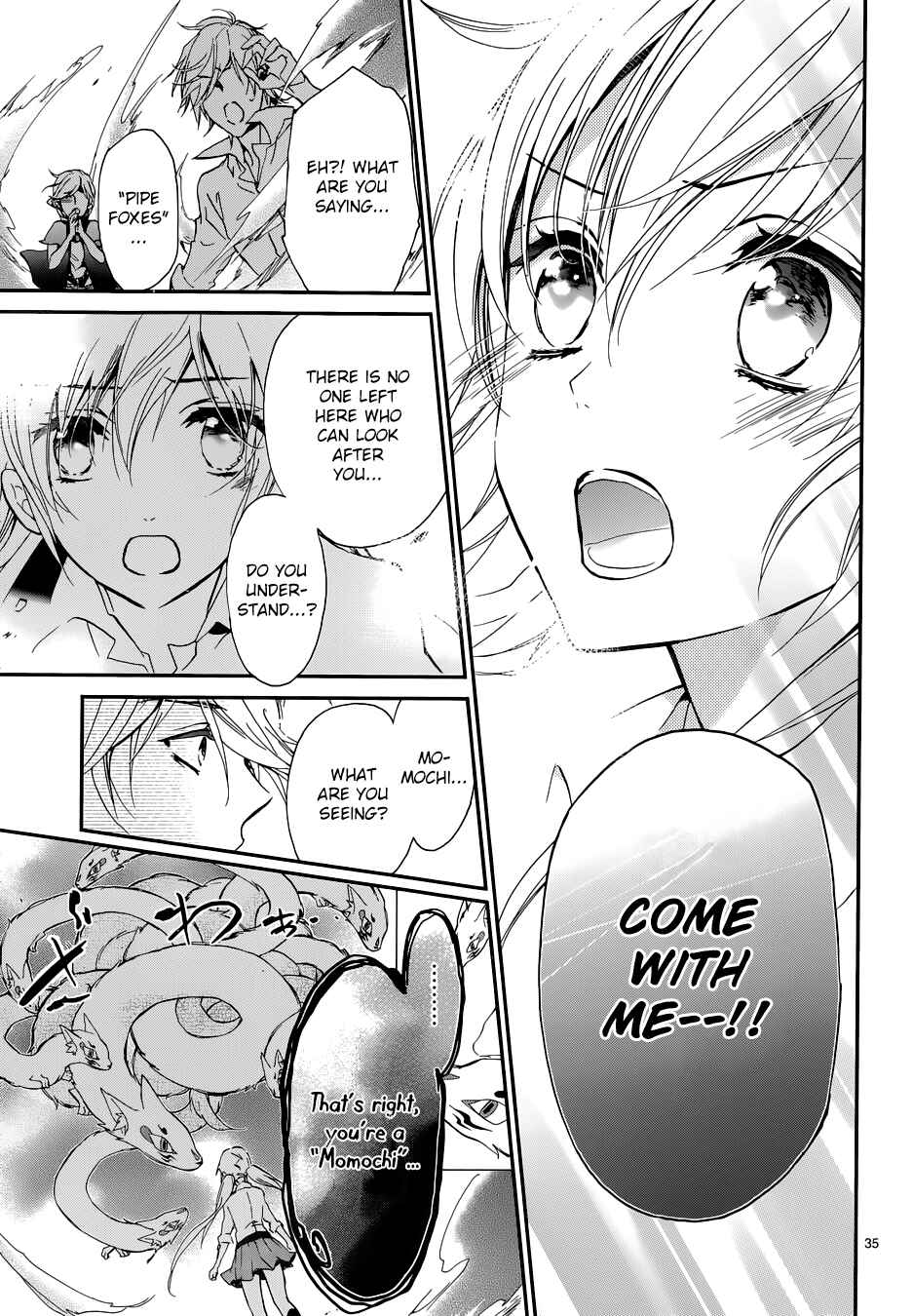Page 36 Chapter 13 Momochi-san Chi no Ayakashi Ouji