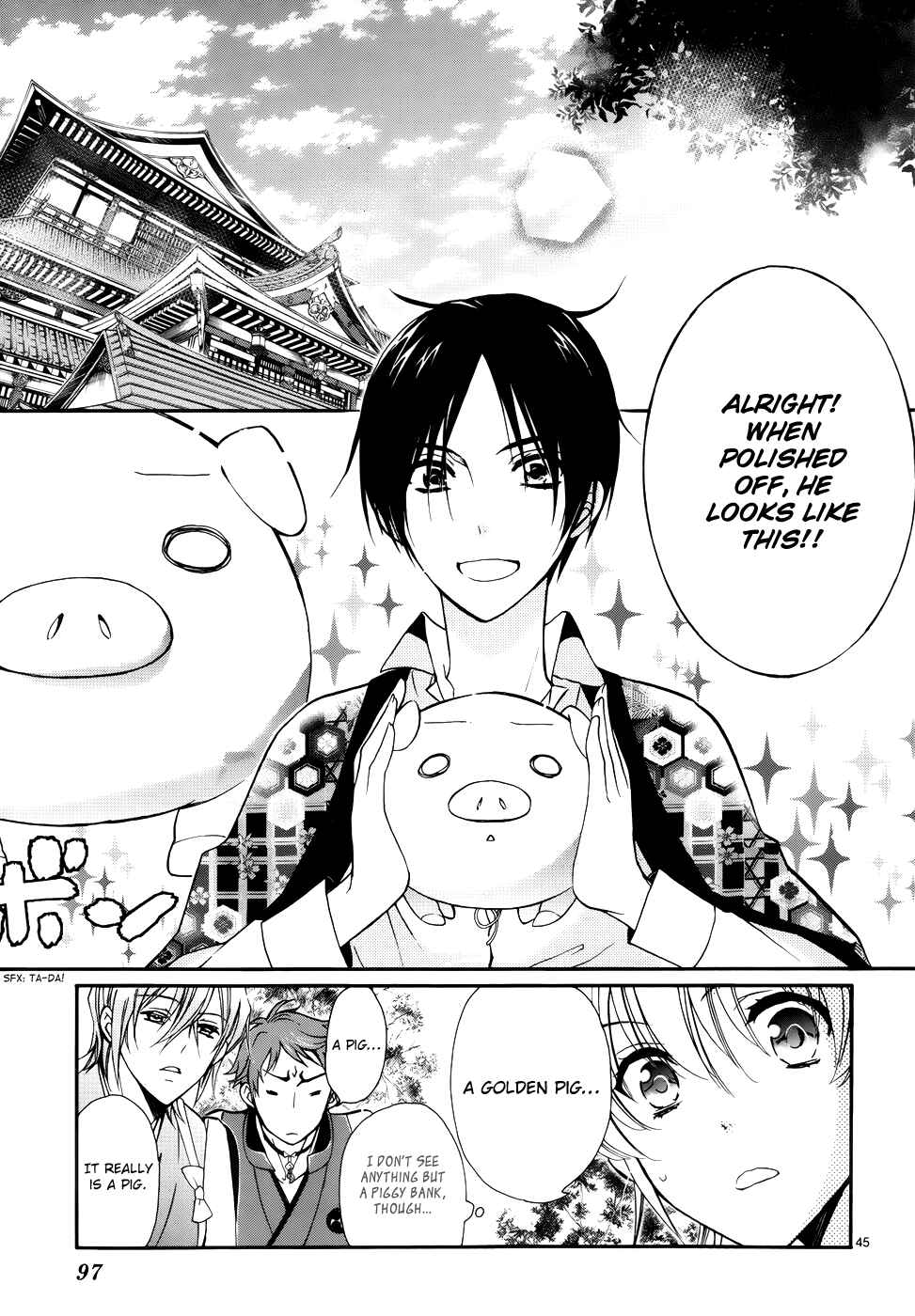 Page 45 Chapter 2 Momochi-san Chi no Ayakashi Ouji