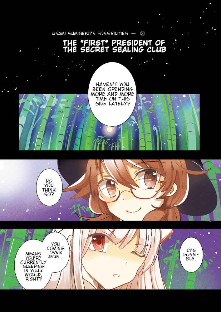 Page 4 Chapter Unknown_3a4d Touhou - Usami Sumireko no Kanousei (Doujinshi)