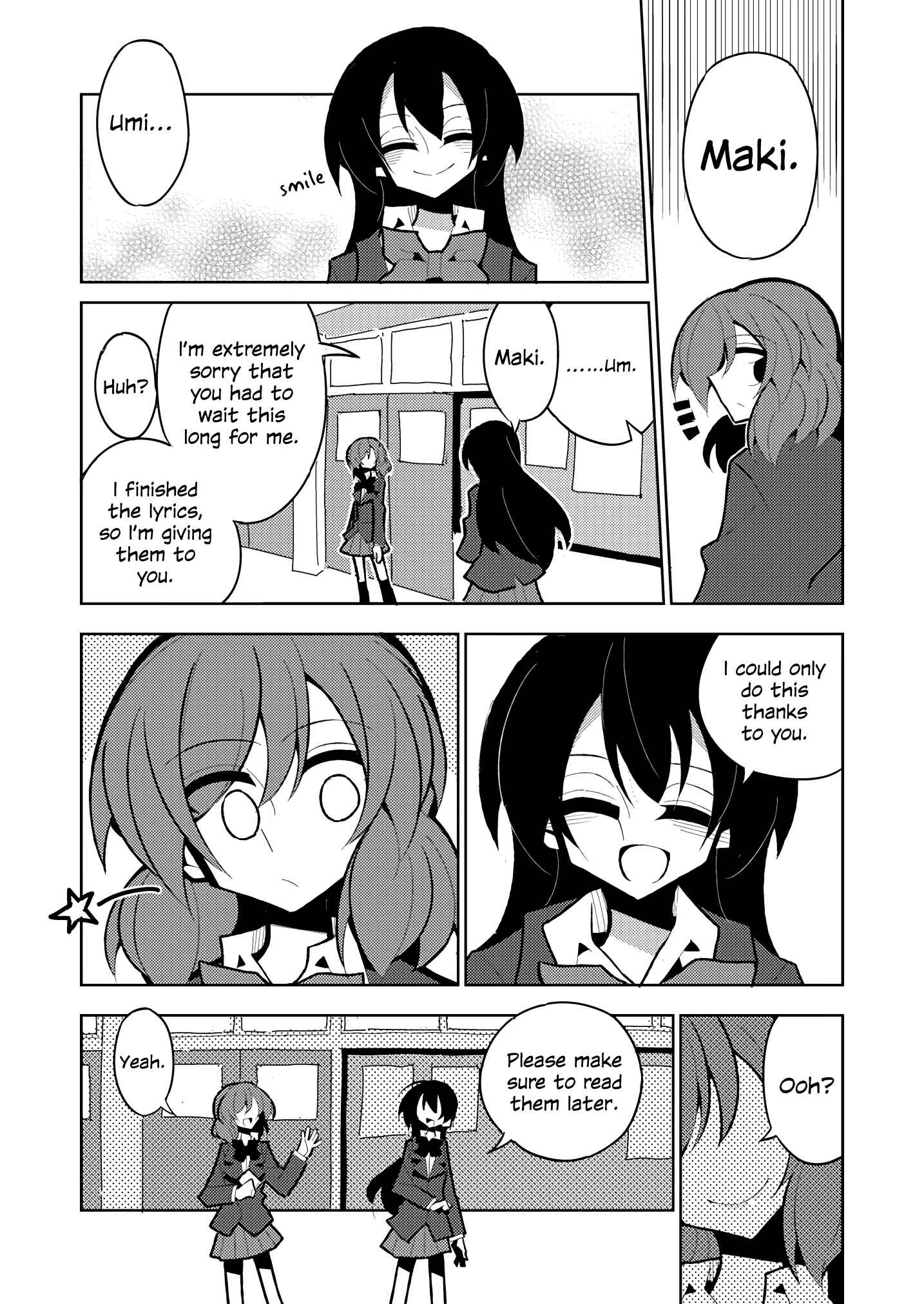 Page 30 Chapter Unknown_0585 Love Live! - Koi o Utatte (Doujinshi)